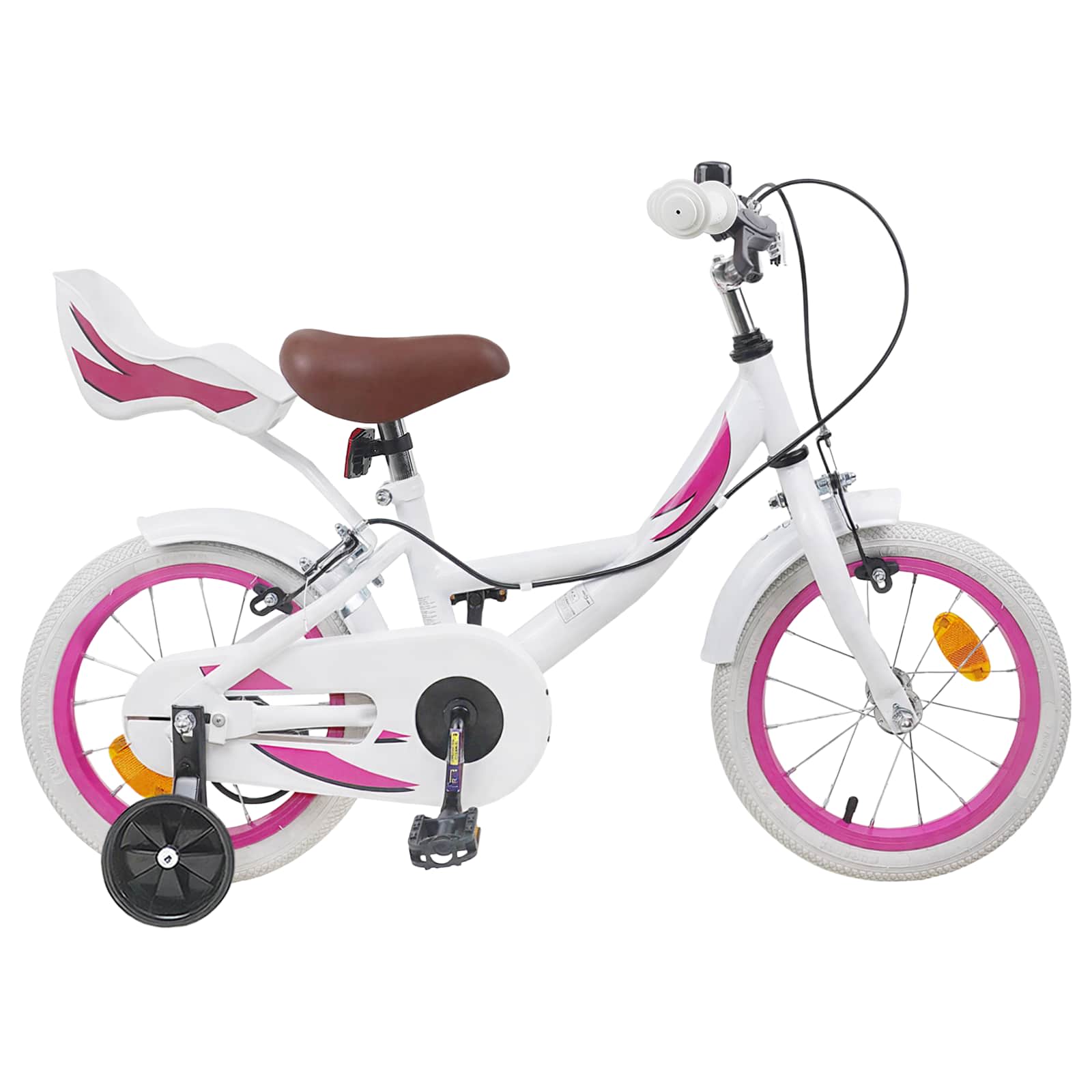 Kinderfahrrad 16 Zoll für 4-6 Jahre alt Weiß