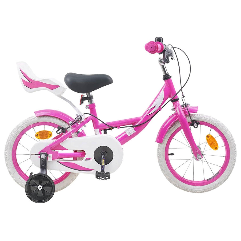 Kinderfahrrad 16 Zoll für 4-6 Jahre alt Rosa