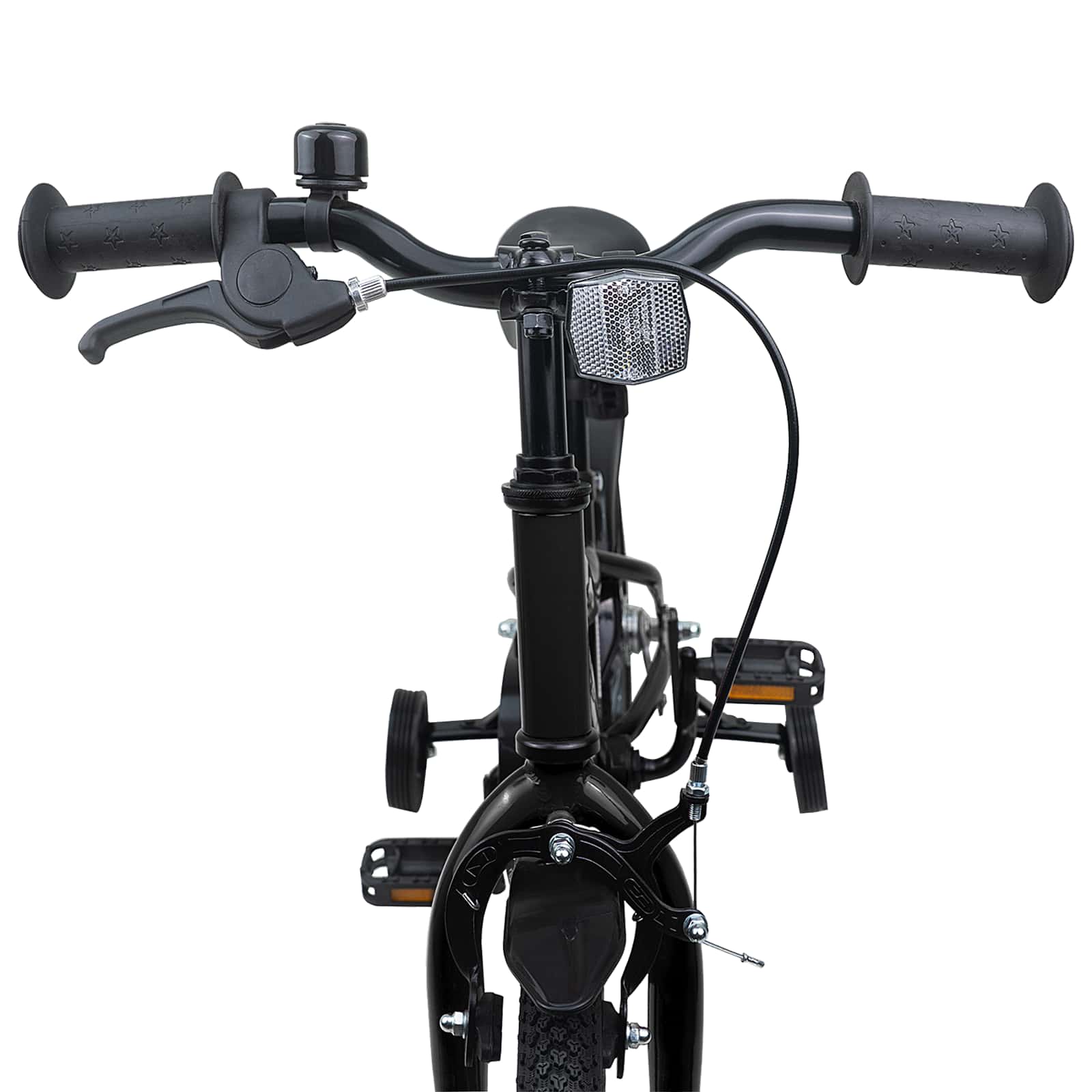 Kinderfahrrad 16 Zoll für 4-6 Jahre alt Schwarz