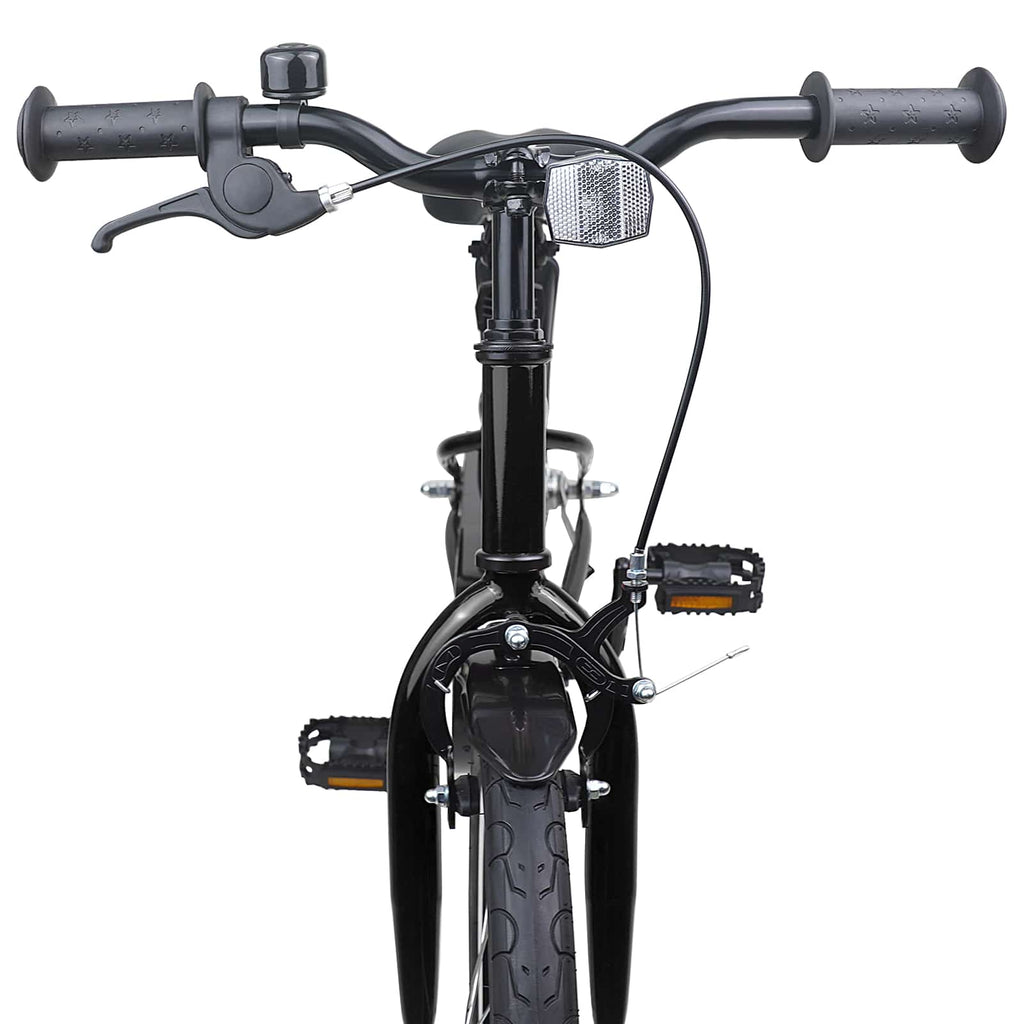 Kinderfahrrad 18 Zoll für 5-7 Jahre alt Schwarz
