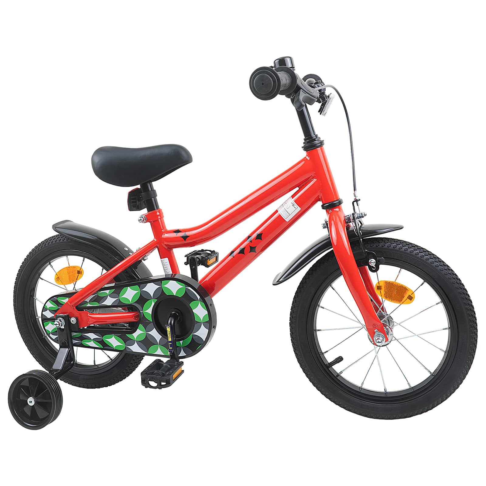 Kinderfahrrad 14 Zoll für 3-5 Jahre alt Rot