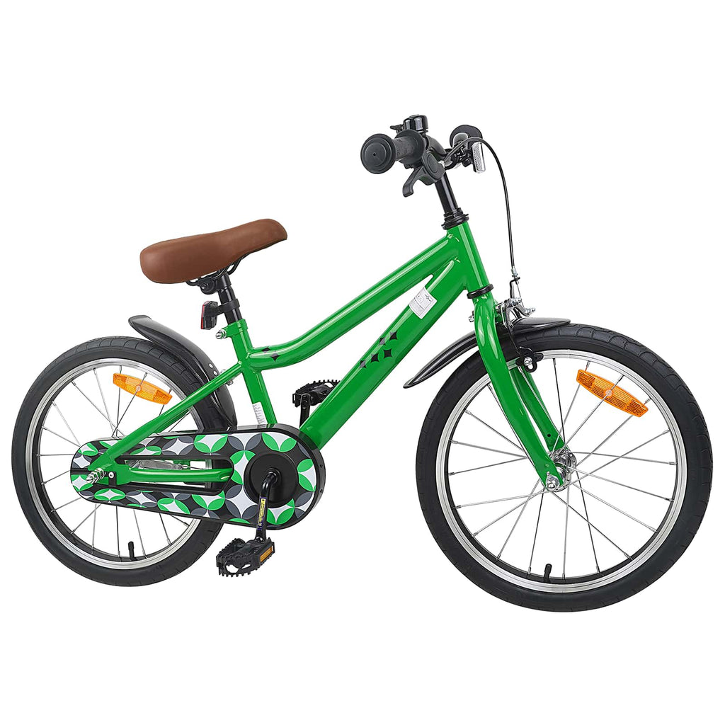 Kinderfahrrad 18 Zoll für 5-7 Jahre alt Grün