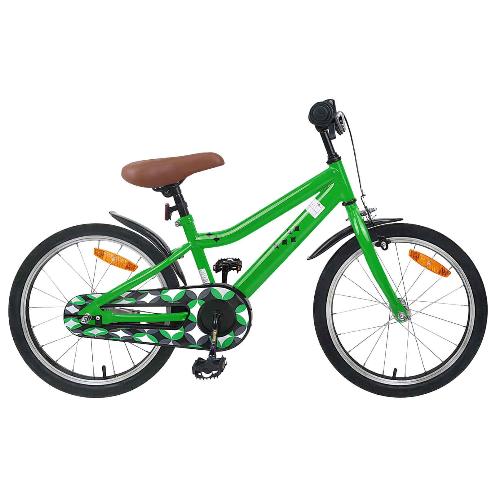 Kinderfahrrad 18 Zoll für 5-7 Jahre alt Grün