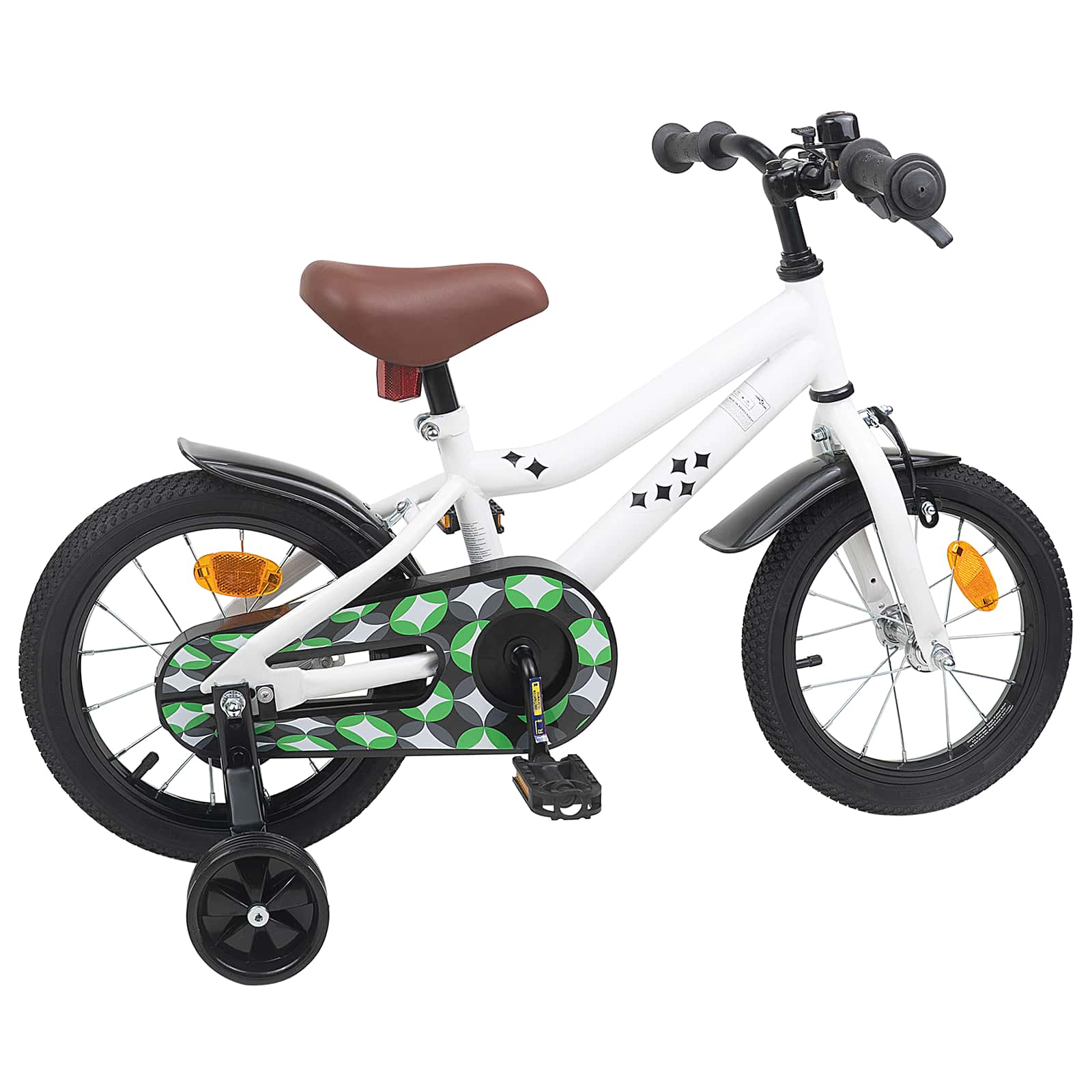 Kinderfahrrad 14 Zoll für 3-5 Jahre alt Weiß