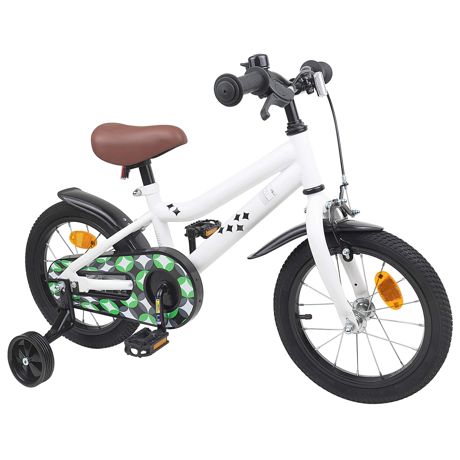 Kinderfahrrad 16 Zoll für 4-6 Jahre alt Weiß