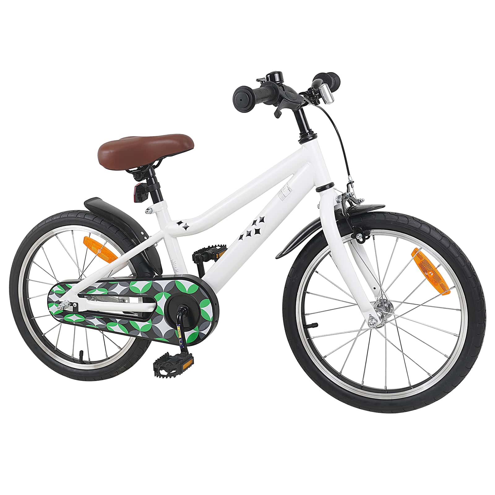 Kinderfahrrad 18 Zoll für 5-7 Jahre alt Weiß