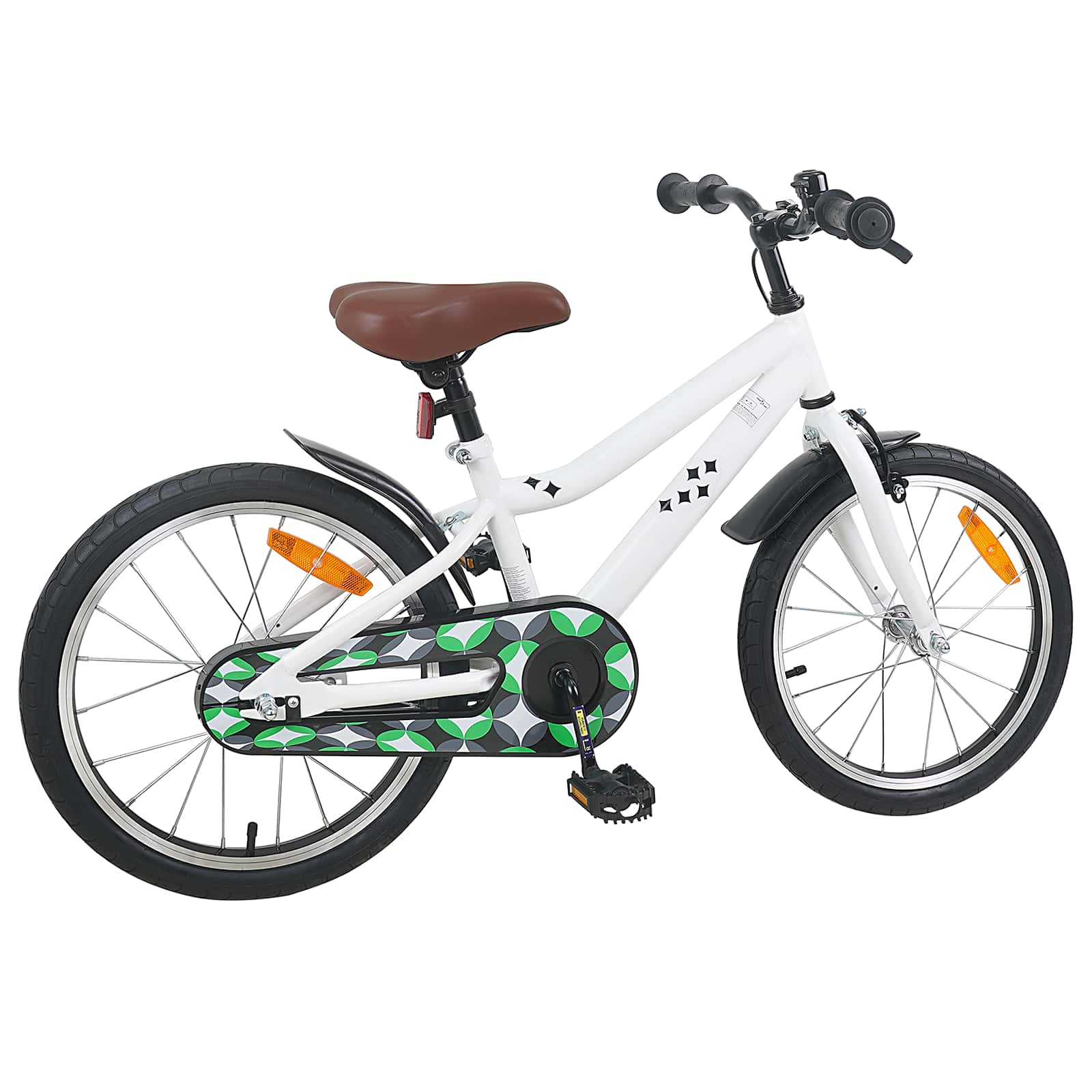 Kinderfahrrad 18 Zoll für 5-7 Jahre alt Weiß