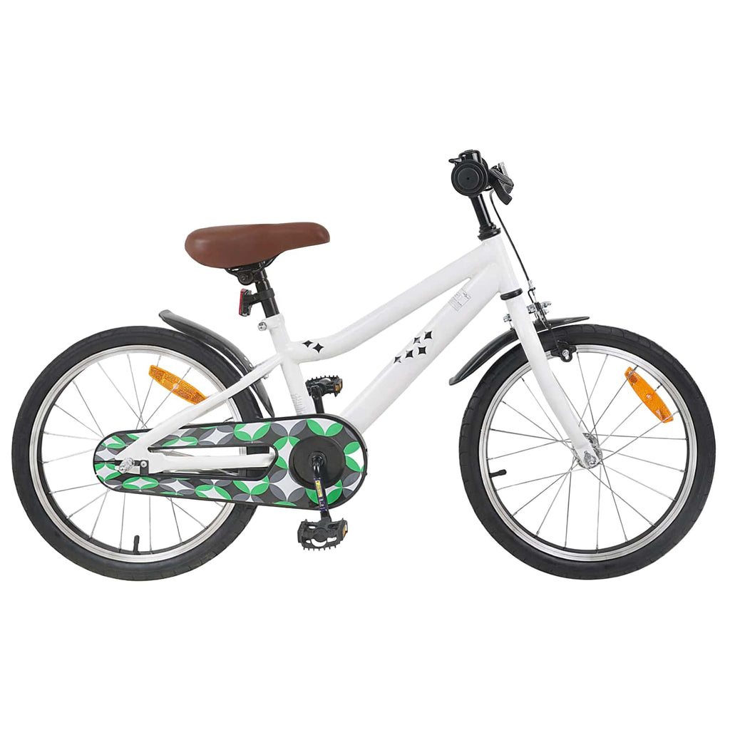 Kinderfahrrad 18 Zoll für 5-7 Jahre alt Weiß