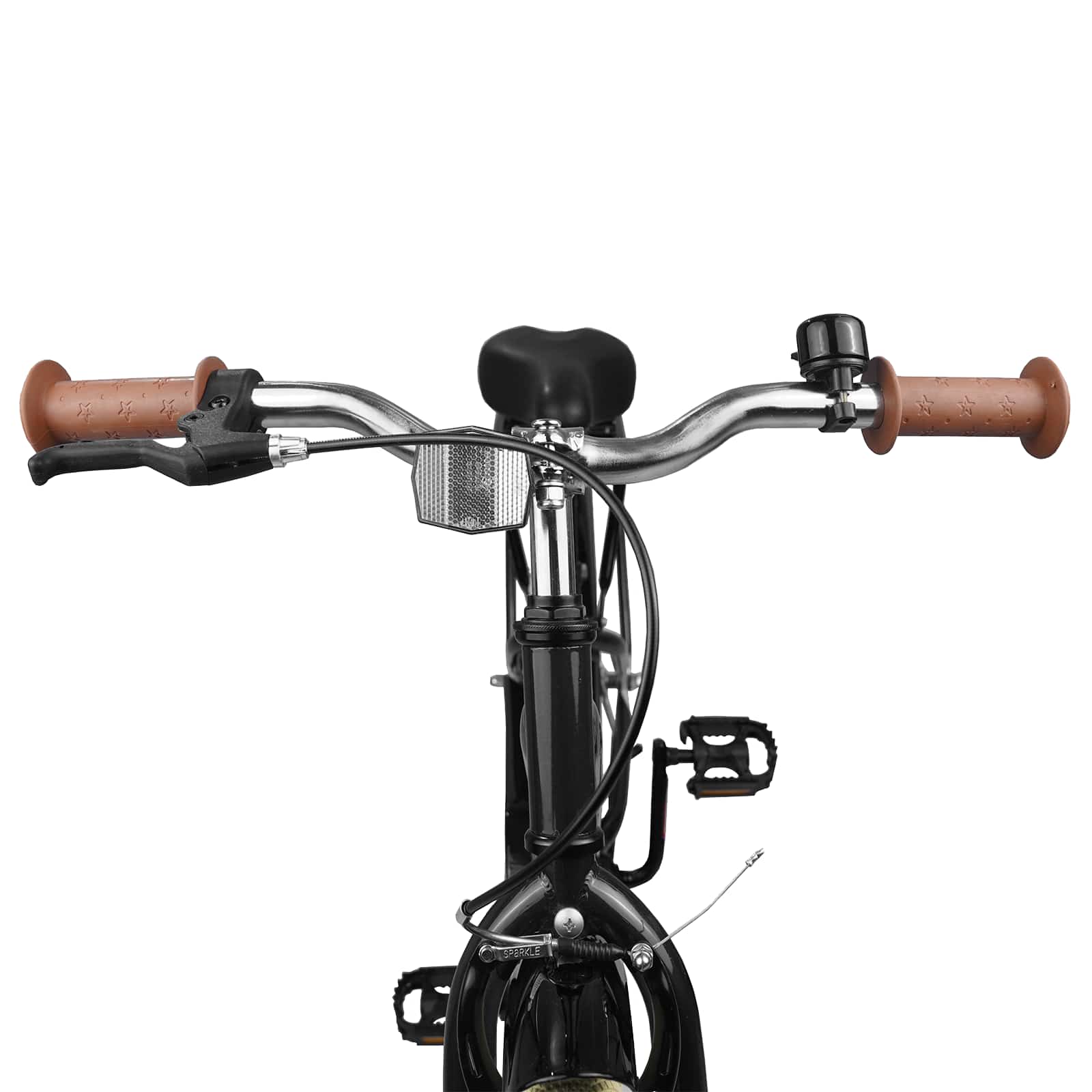Kinderfahrrad 18 Zoll für 5-7 Jahre alt Schwarz