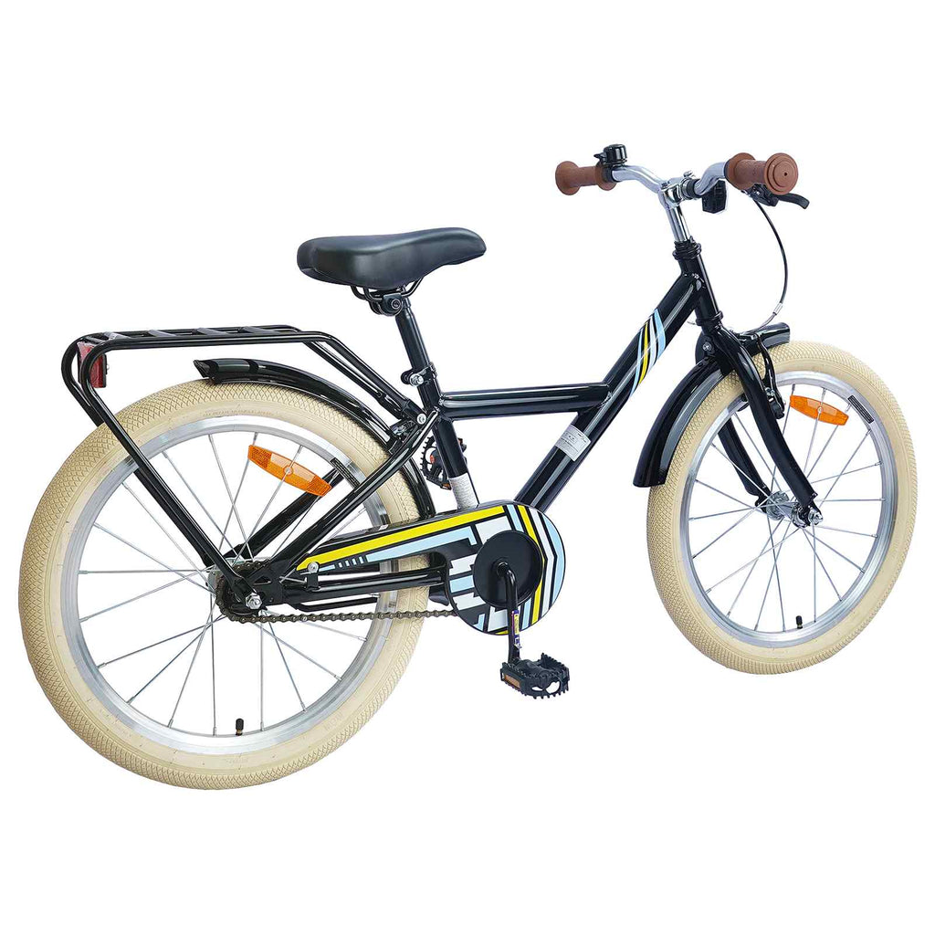 Kinderfahrrad 18 Zoll für 5-7 Jahre alt Schwarz