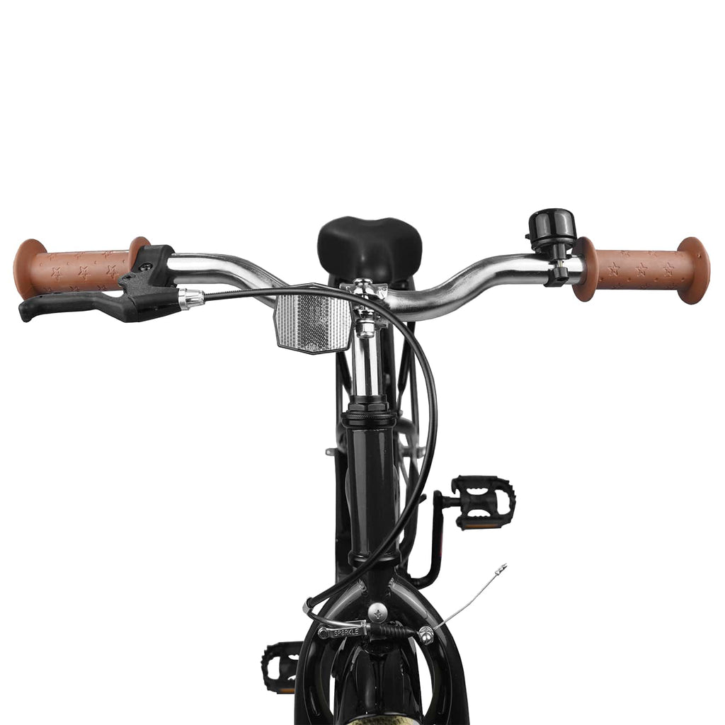 Kinderfahrrad 20 Zoll für 6-11 Jahre alt Schwarz