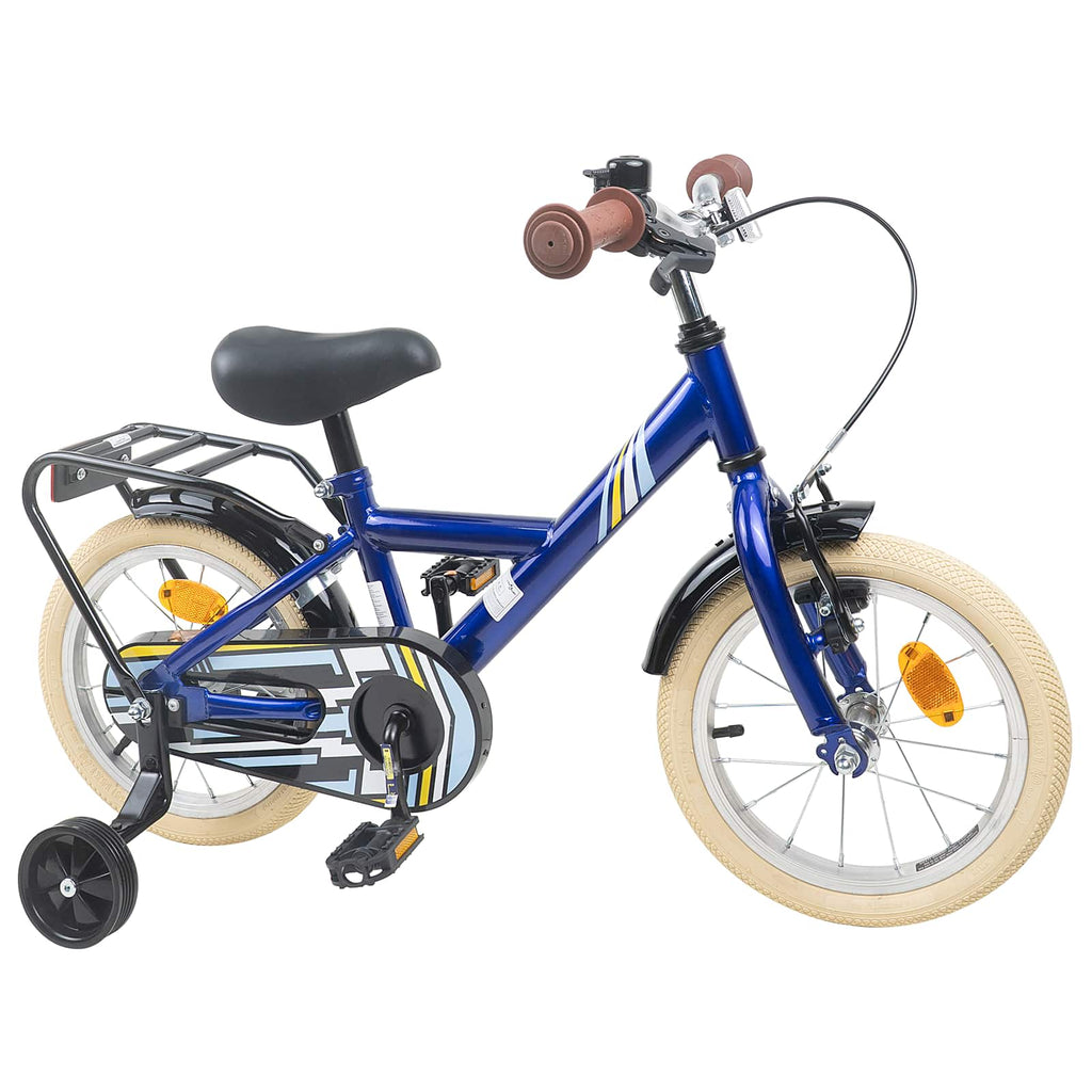 Kinderfahrrad 12 Zoll für 2-4 Jahre alt Dunkelblau