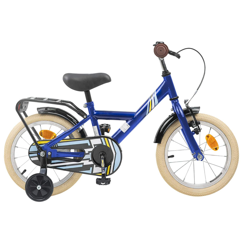 Kinderfahrrad 16 Zoll für 4-6 Jahre alt Dunkelblau