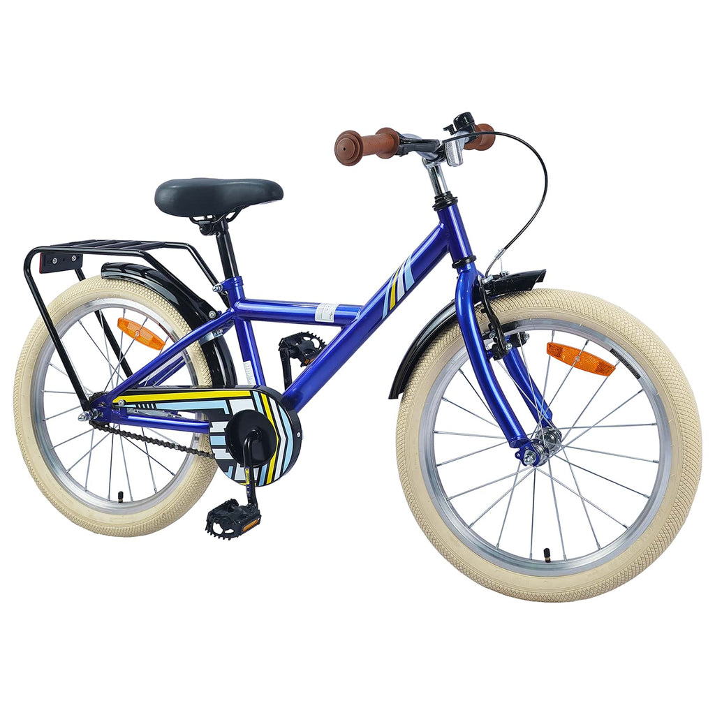 Kinderfahrrad 18 Zoll für 5-7 Jahre alt Dunkelblau