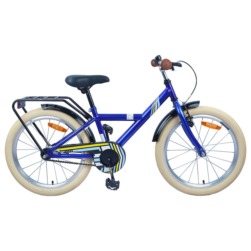 Kinderfahrrad 20 Zoll für 6-11 Jahre alt Dunkelblau