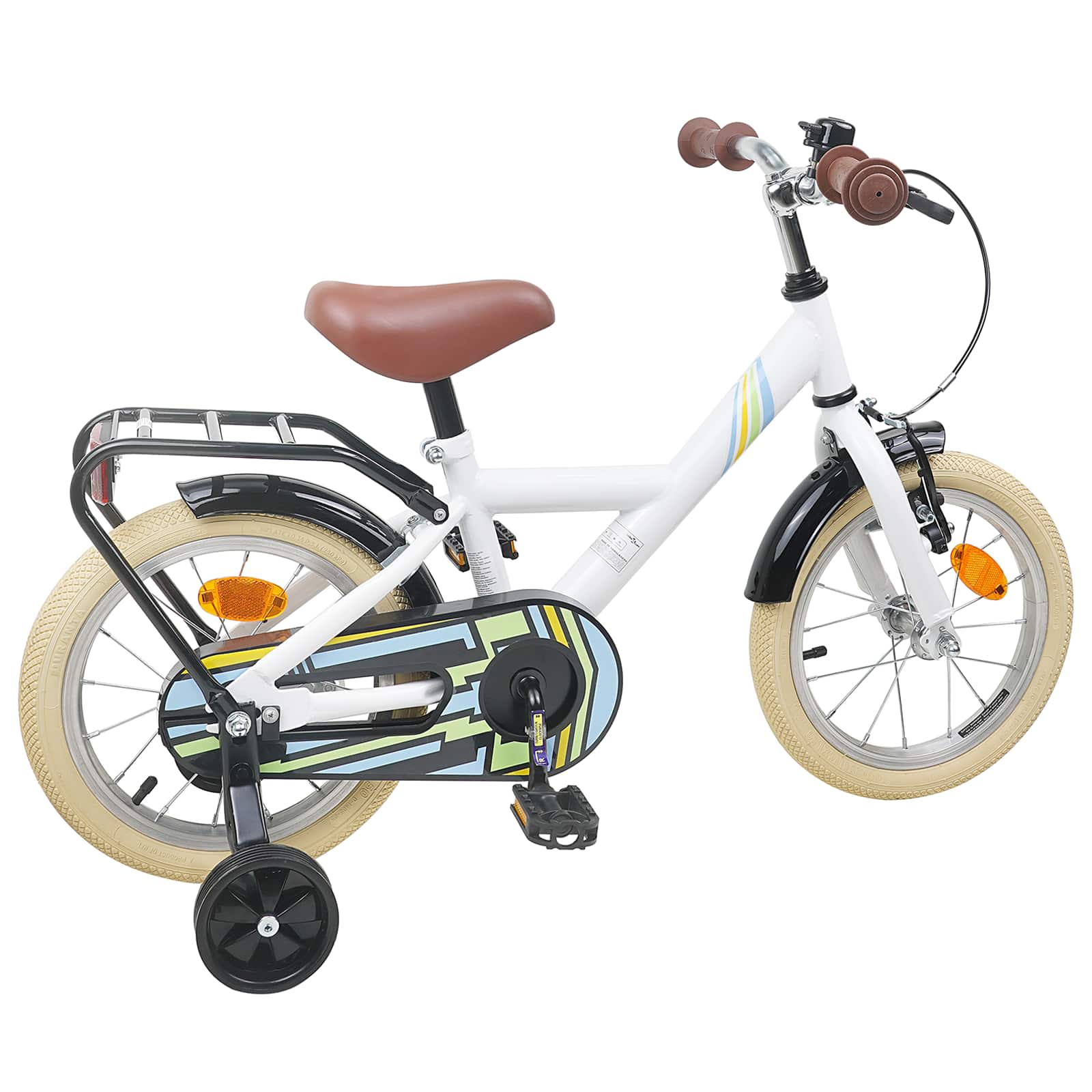 Kinderfahrrad 16 Zoll für 4-6 Jahre alt Weiß