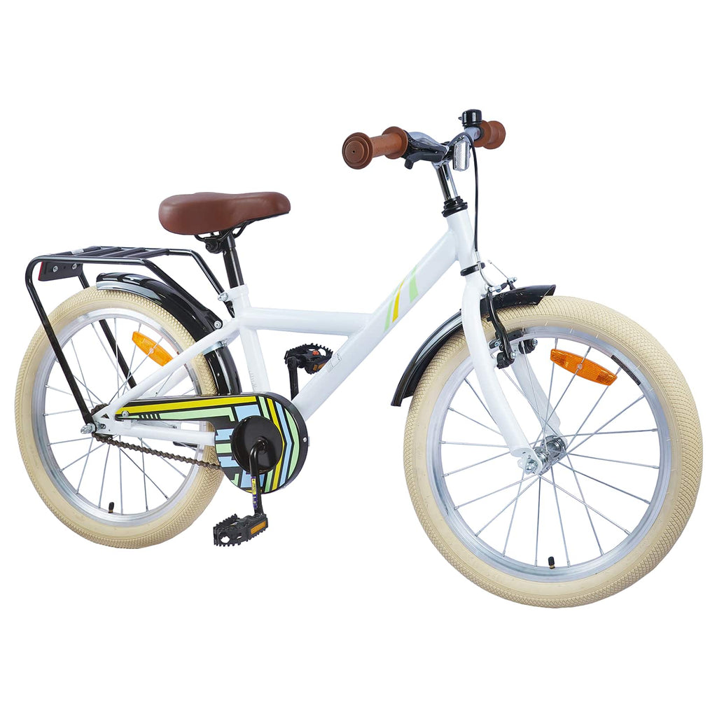 Kinderfahrrad 18 Zoll für 5-7 Jahre alt Weiß