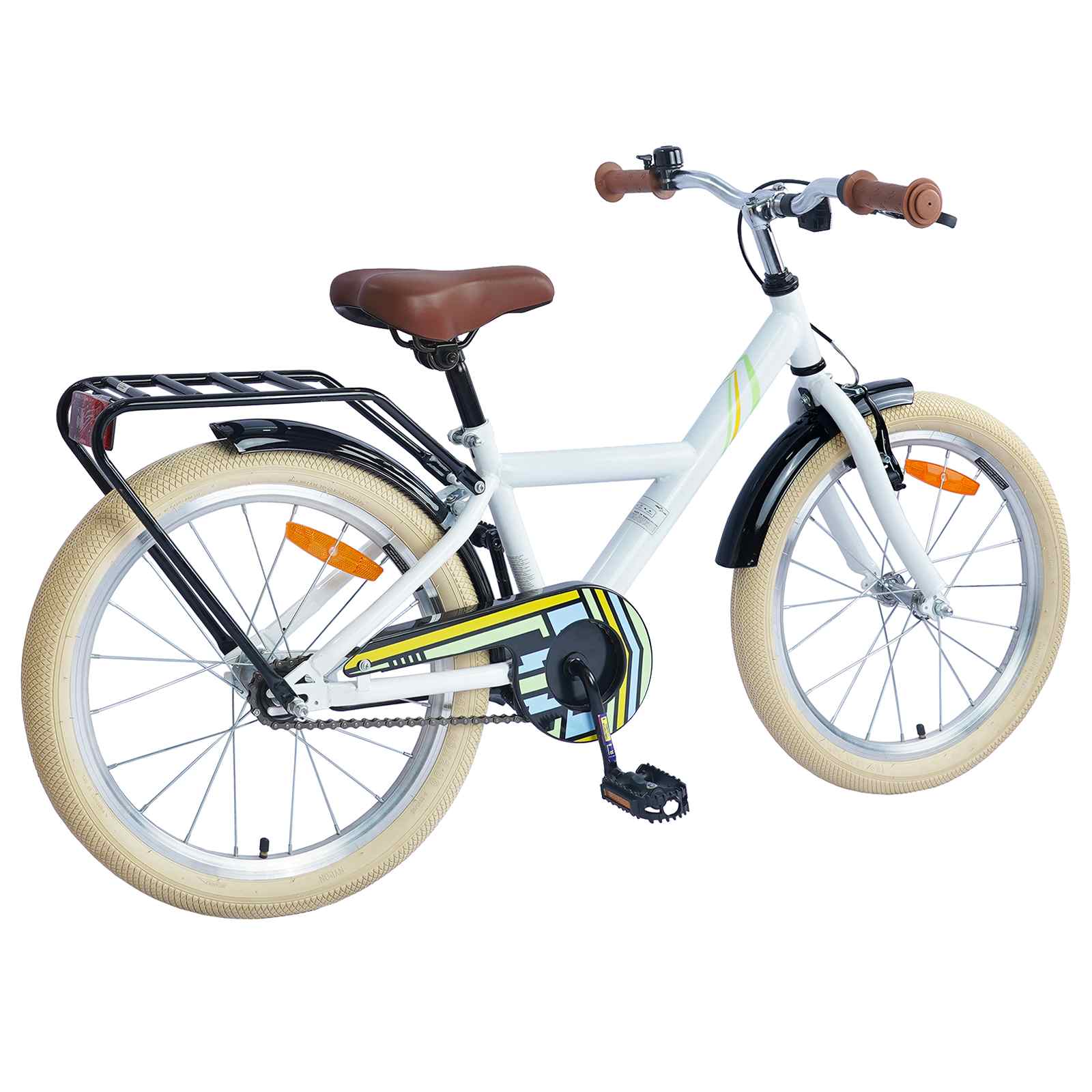 Kinderfahrrad 20 Zoll für 6-11 Jahre alt Weiß