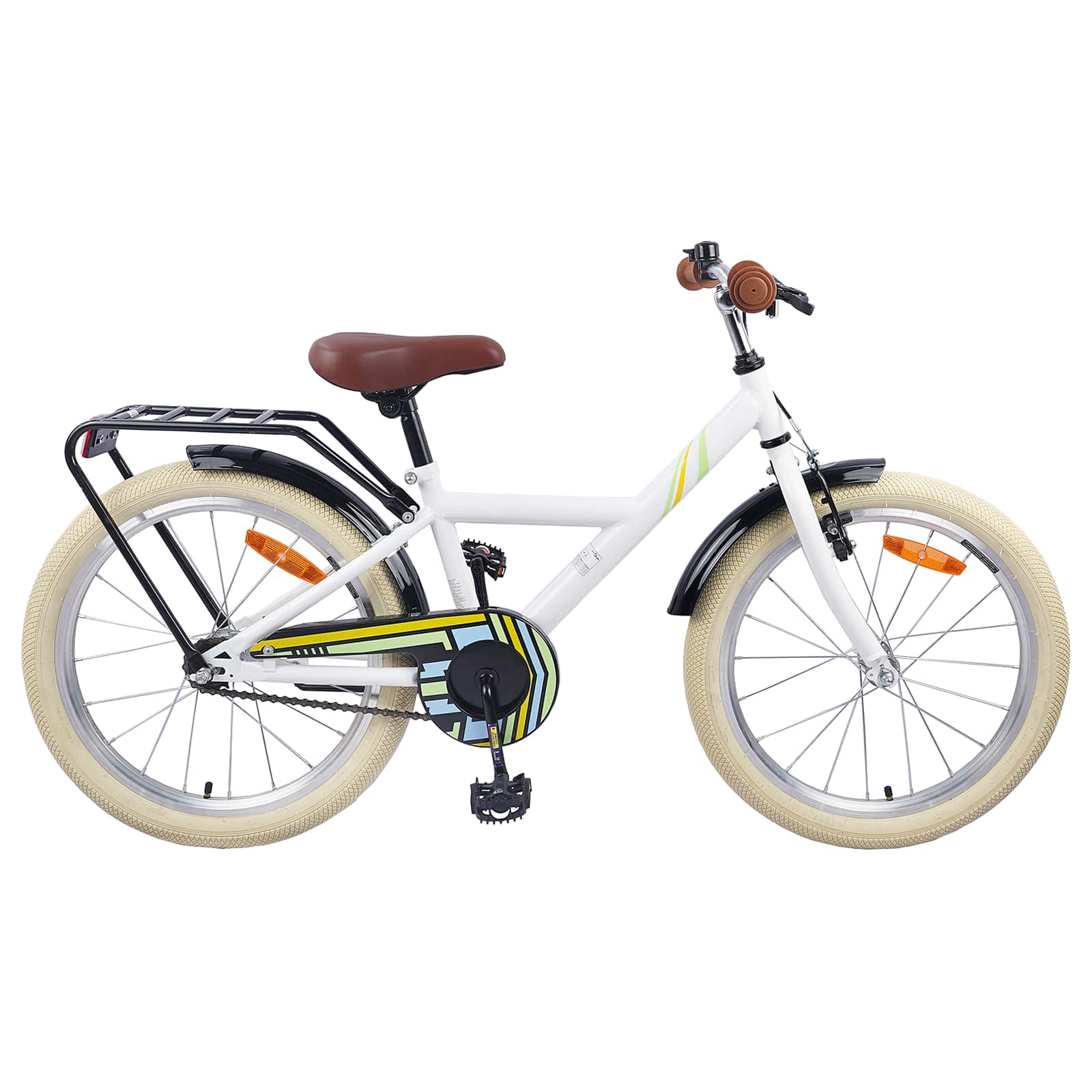 Kinderfahrrad 20 Zoll für 6-11 Jahre alt Weiß