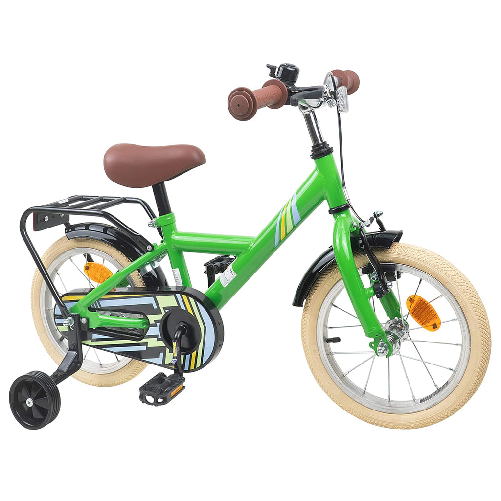 Kinderfahrrad 16 Zoll für 4-6 Jahre alt Grün
