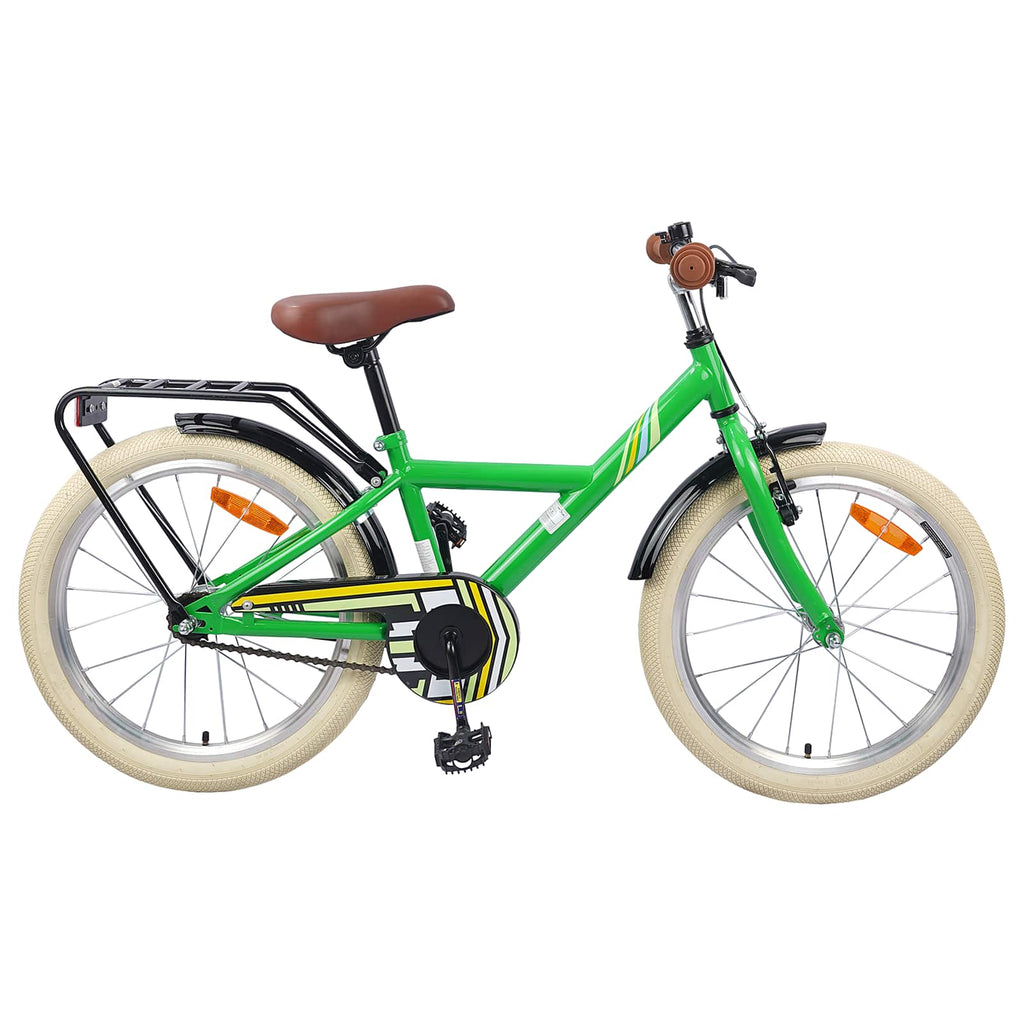 Kinderfahrrad 18 Zoll für 5-7 Jahre alt Grün