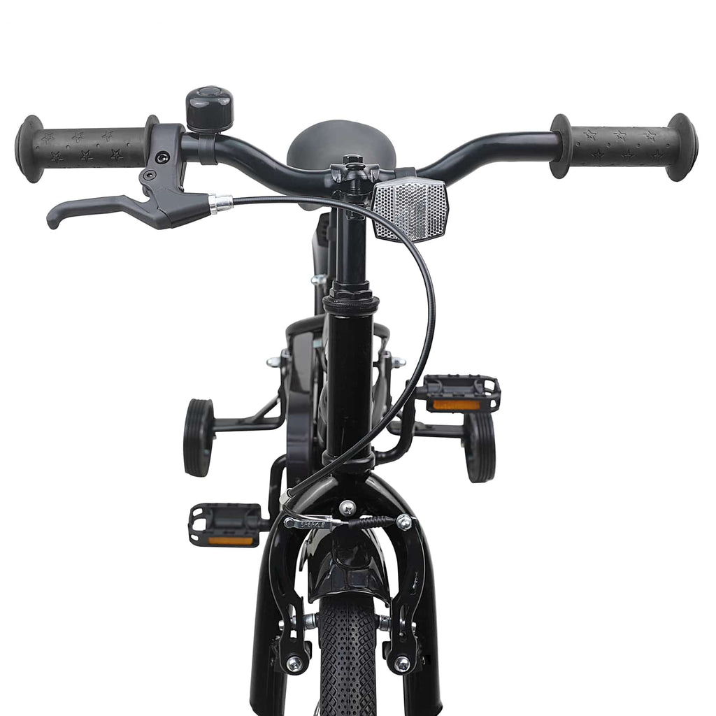 Kinderfahrrad 14 Zoll für 3-5 Jahre alt Schwarz