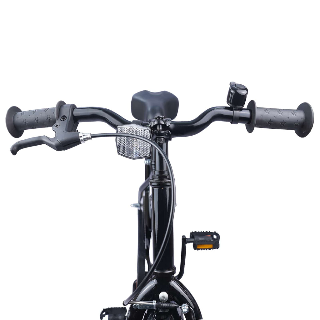 Kinderfahrrad 18 Zoll für 5-7 Jahre alt Schwarz