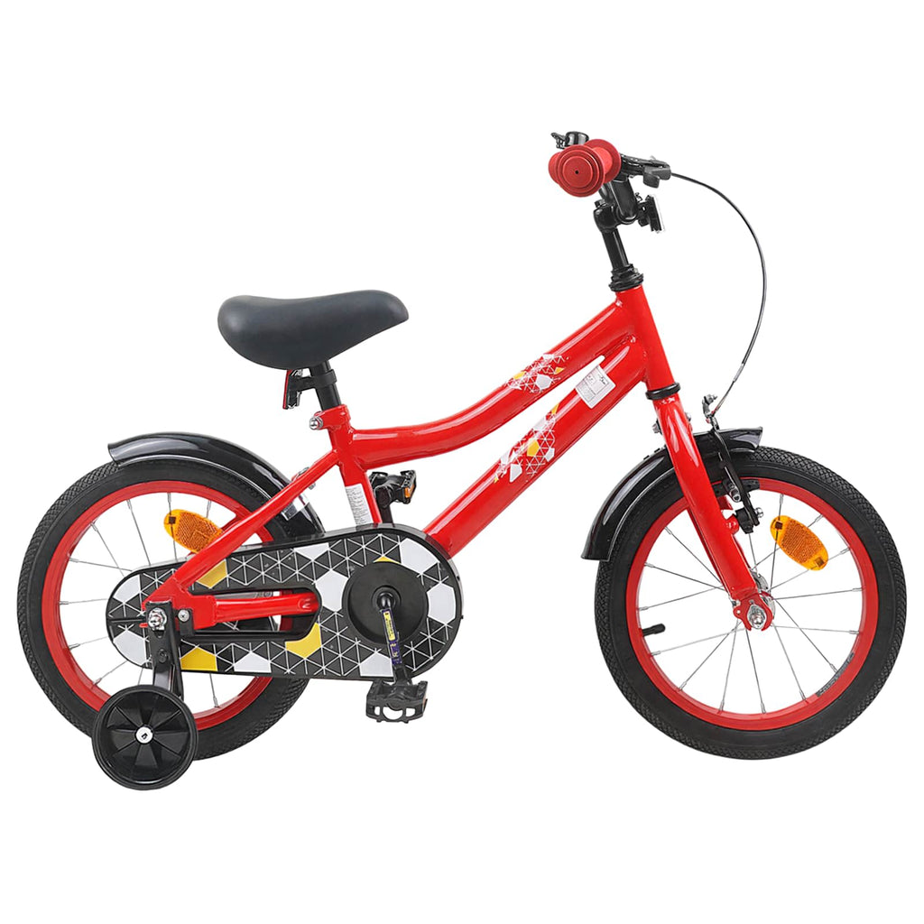 Kinderfahrrad 14 Zoll für 3-5 Jahre alt Rot