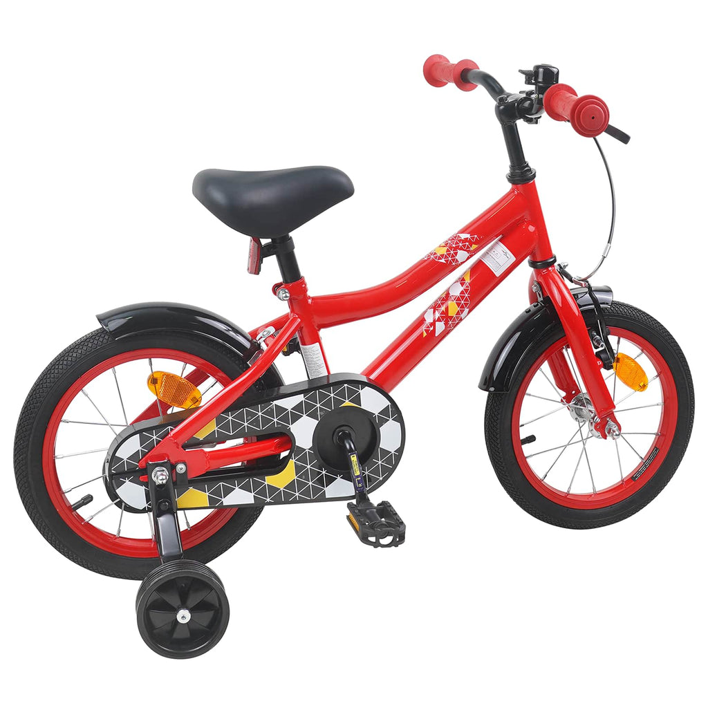 Kinderfahrrad 16 Zoll für 4-6 Jahre alt Rot