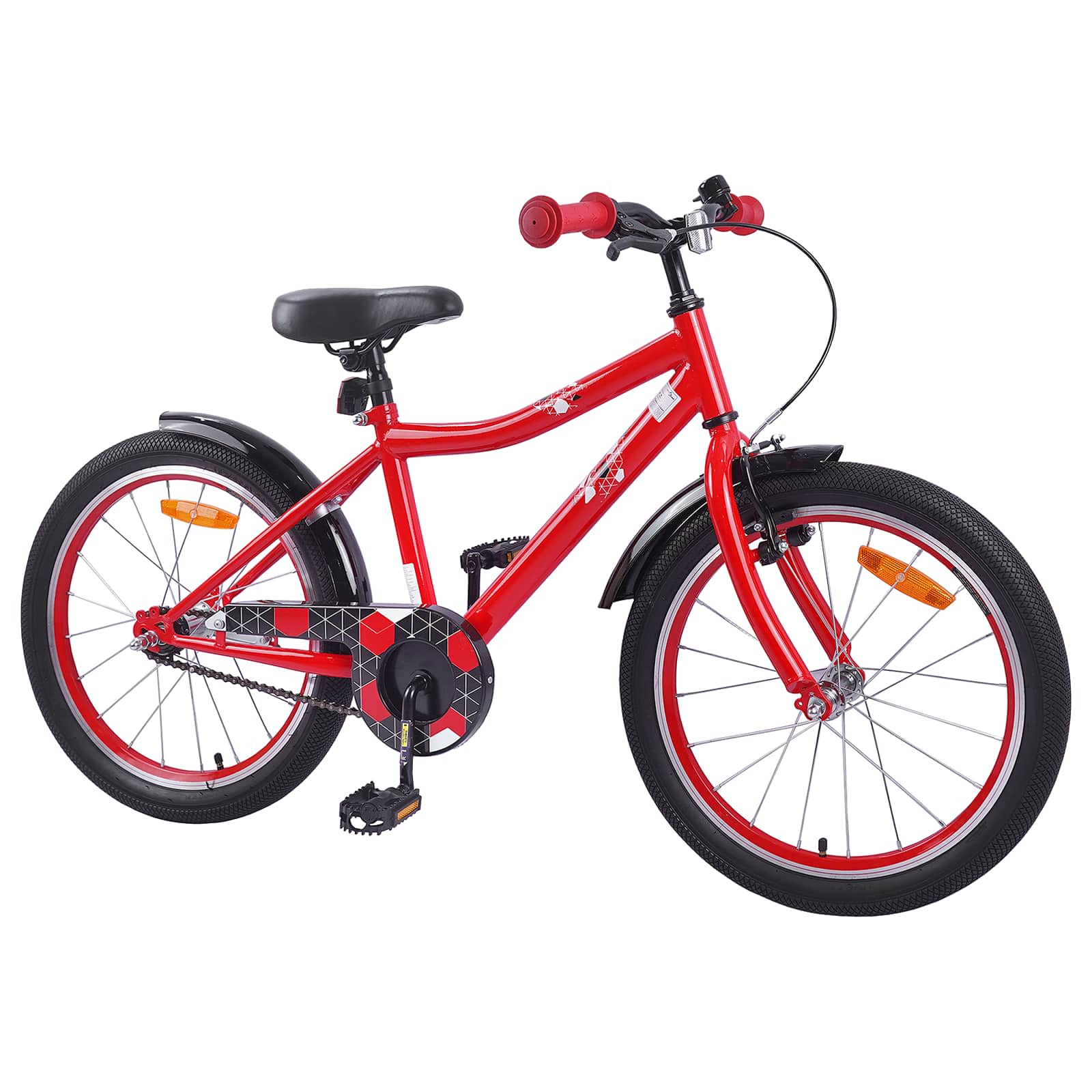 Kinderfahrrad 18 Zoll für 5-7 Jahre alt Rot