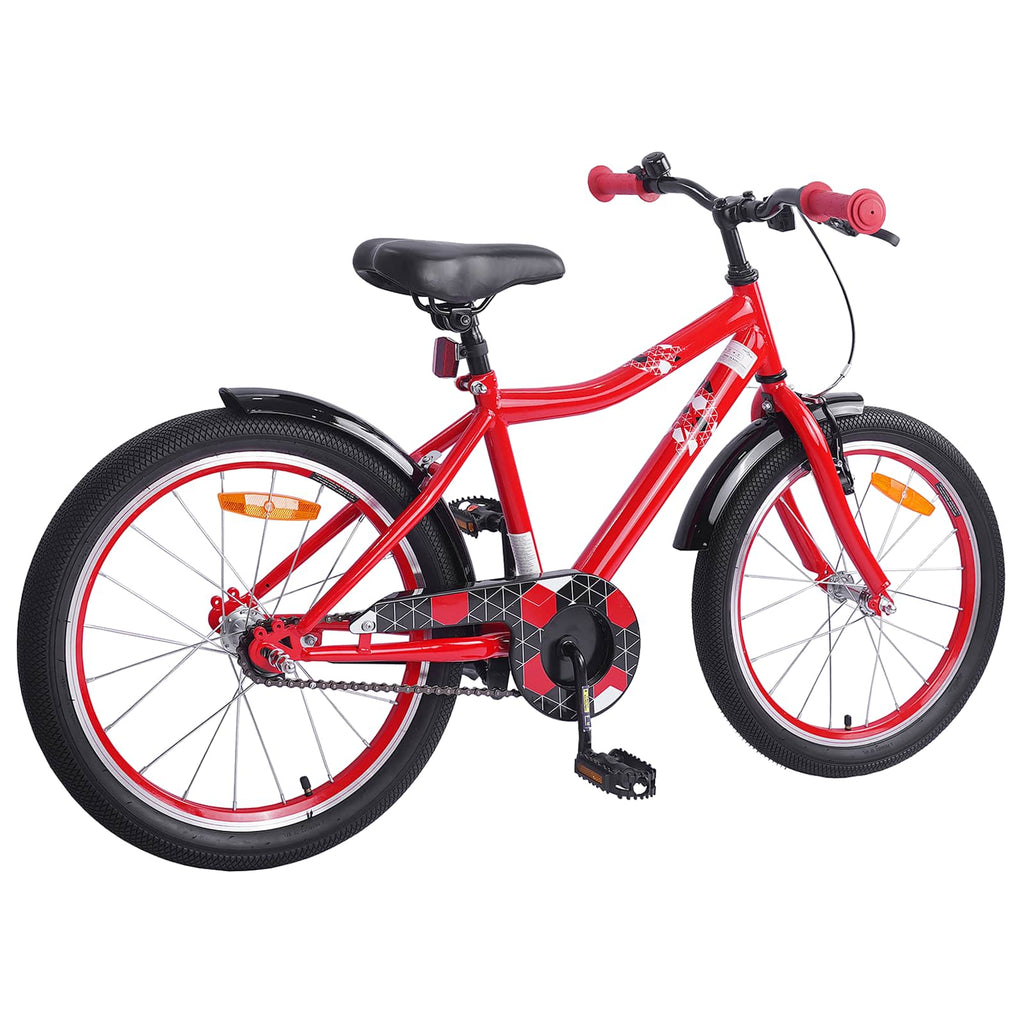 Kinderfahrrad 20 Zoll für 6-11 Jahre alt Rot