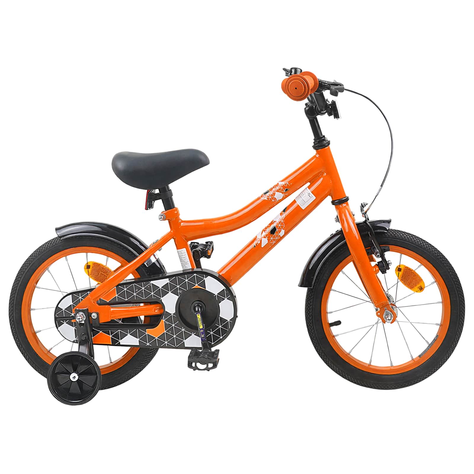 Kinderfahrrad 16 Zoll für 4-6 Jahre alt Orange