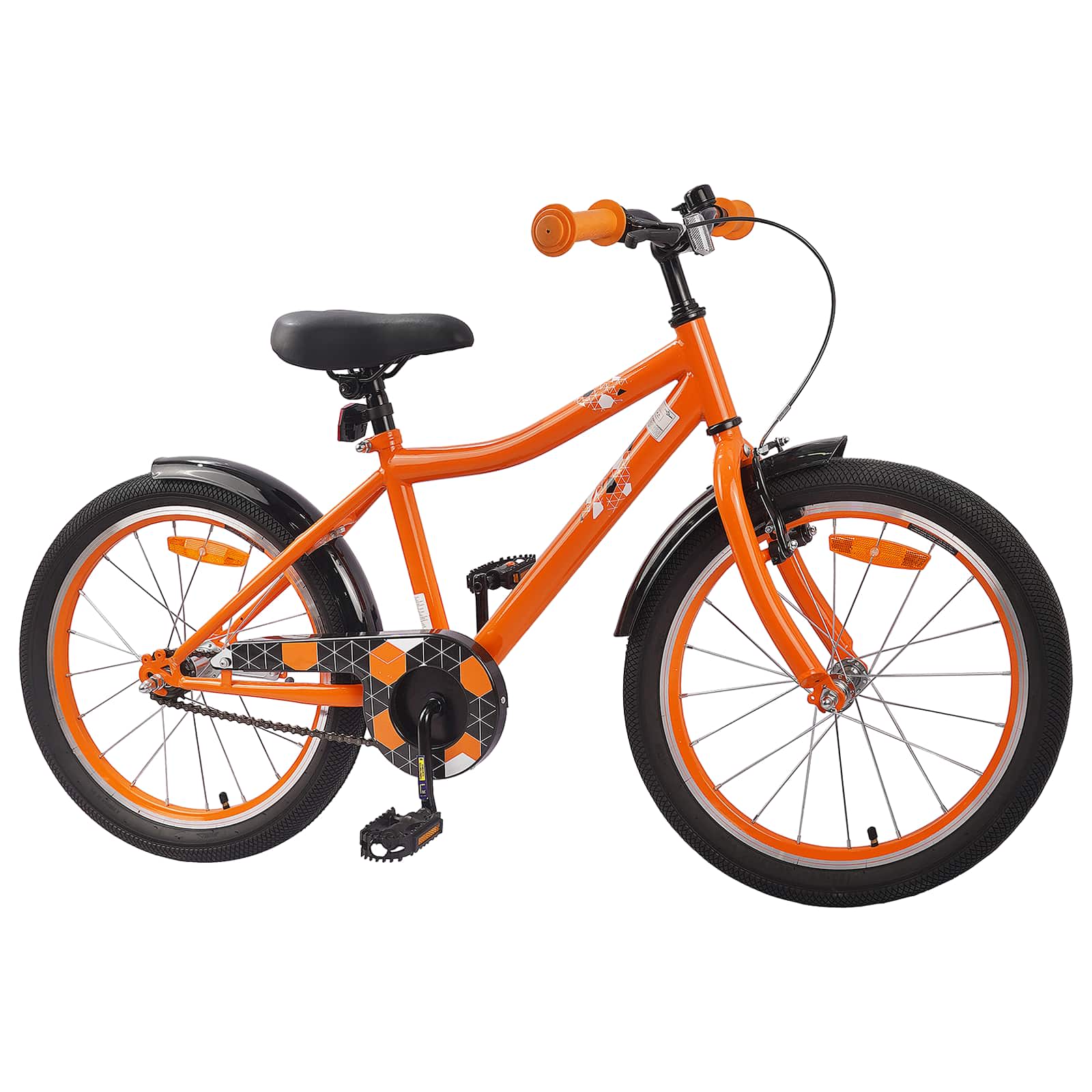 Kinderfahrrad 18 Zoll für 5-7 Jahre alt Orange