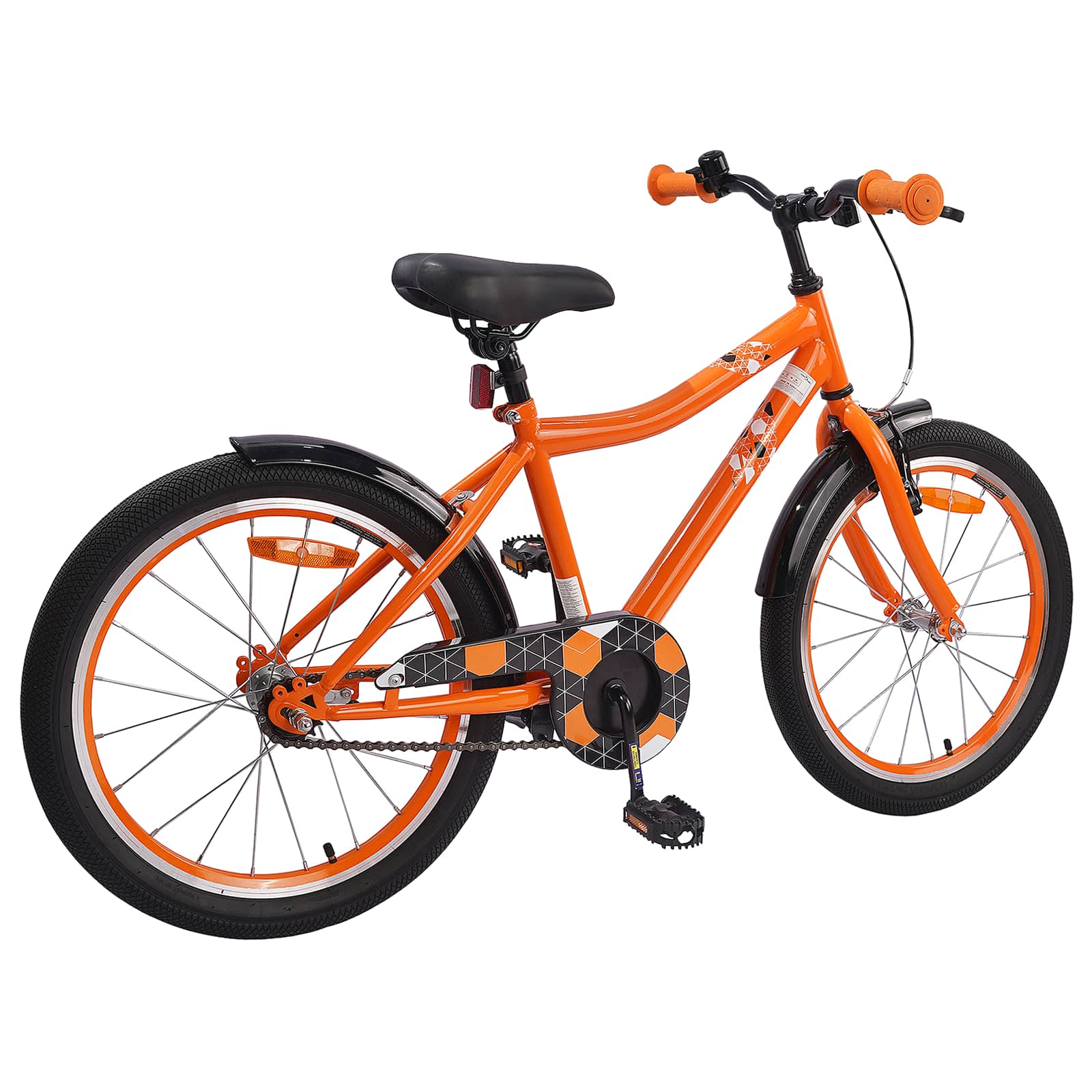 Kinderfahrrad 18 Zoll für 5-7 Jahre alt Orange