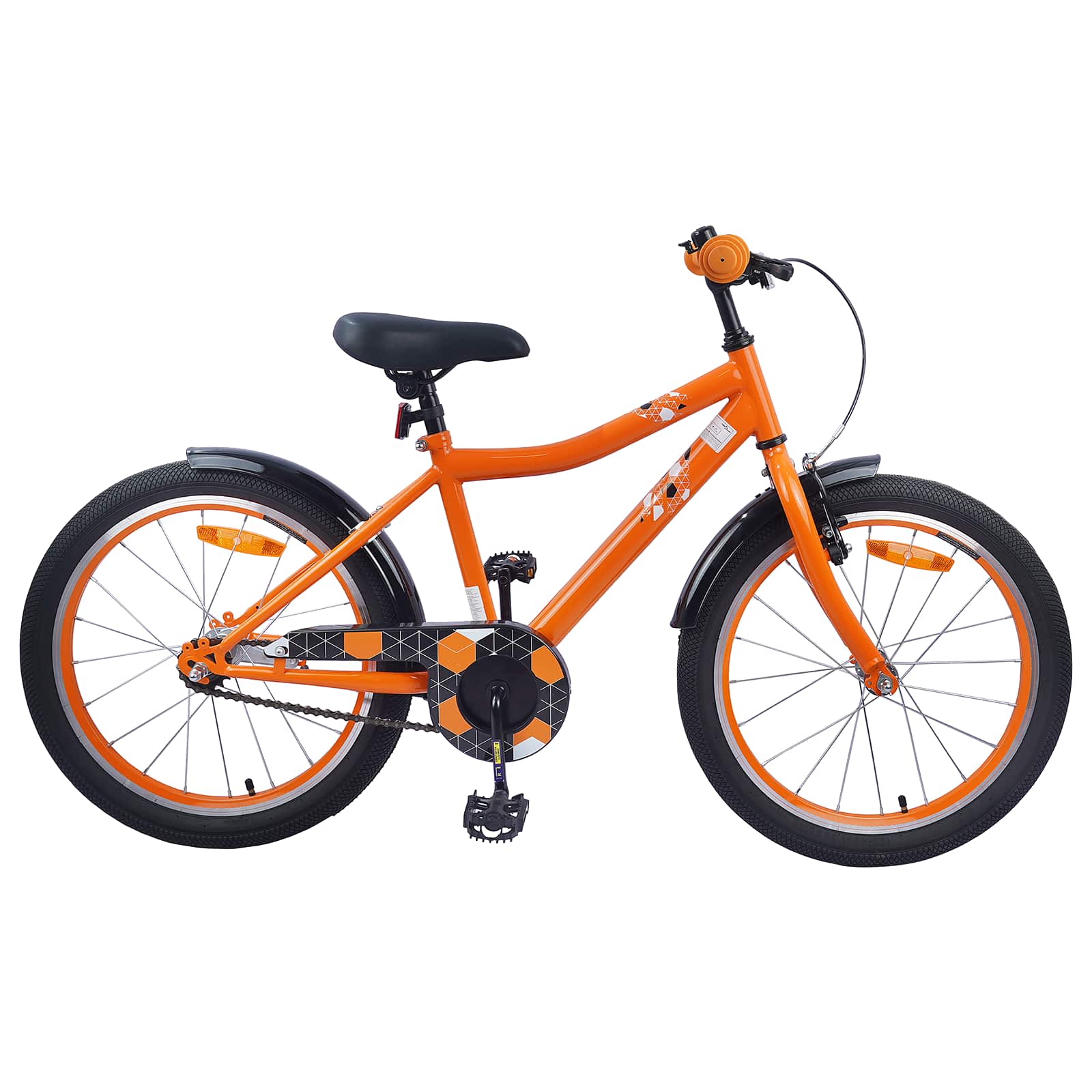 Kinderfahrrad 18 Zoll für 5-7 Jahre alt Orange