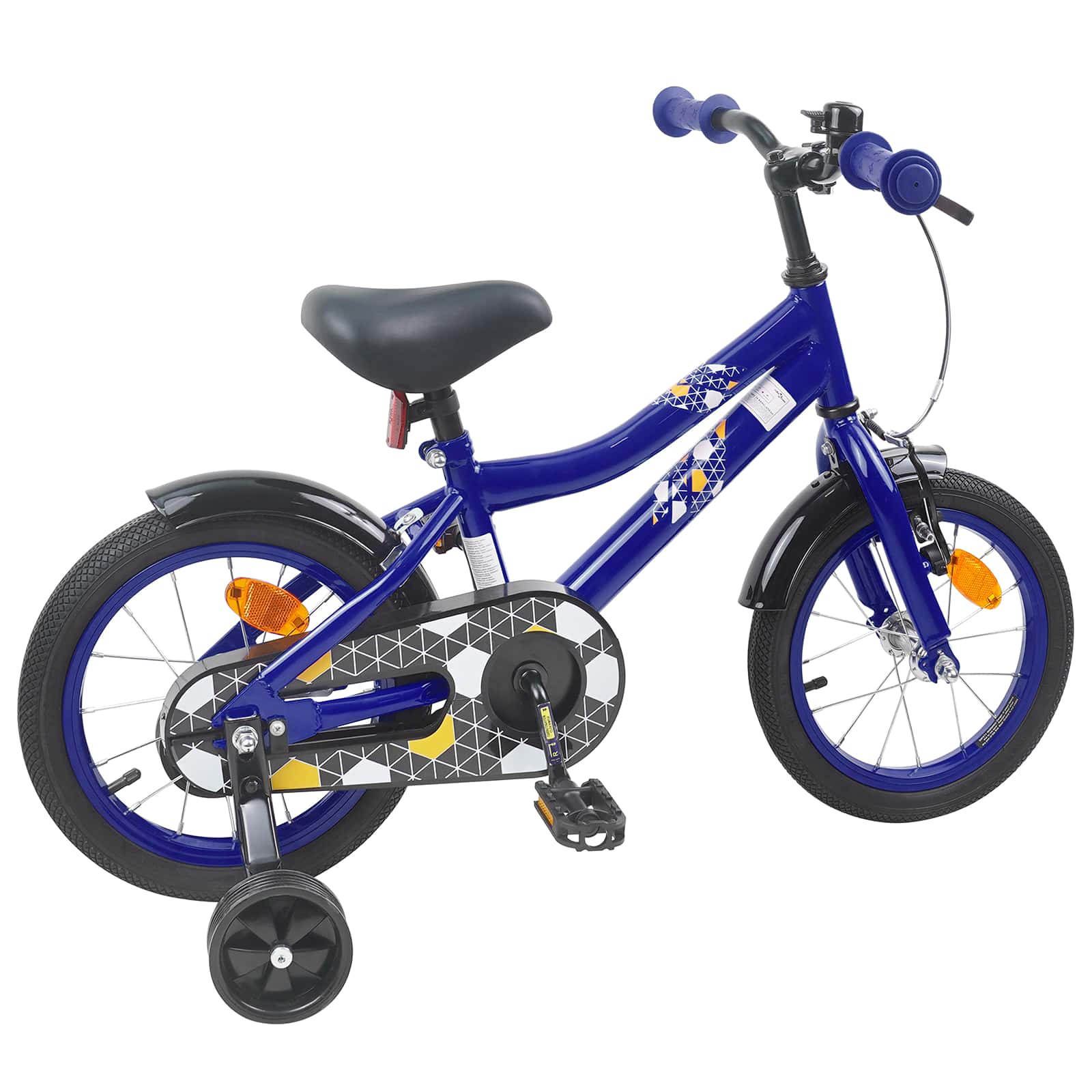 Kinderfahrrad 12 Zoll für 2-4 Jahre alt Dunkelblau