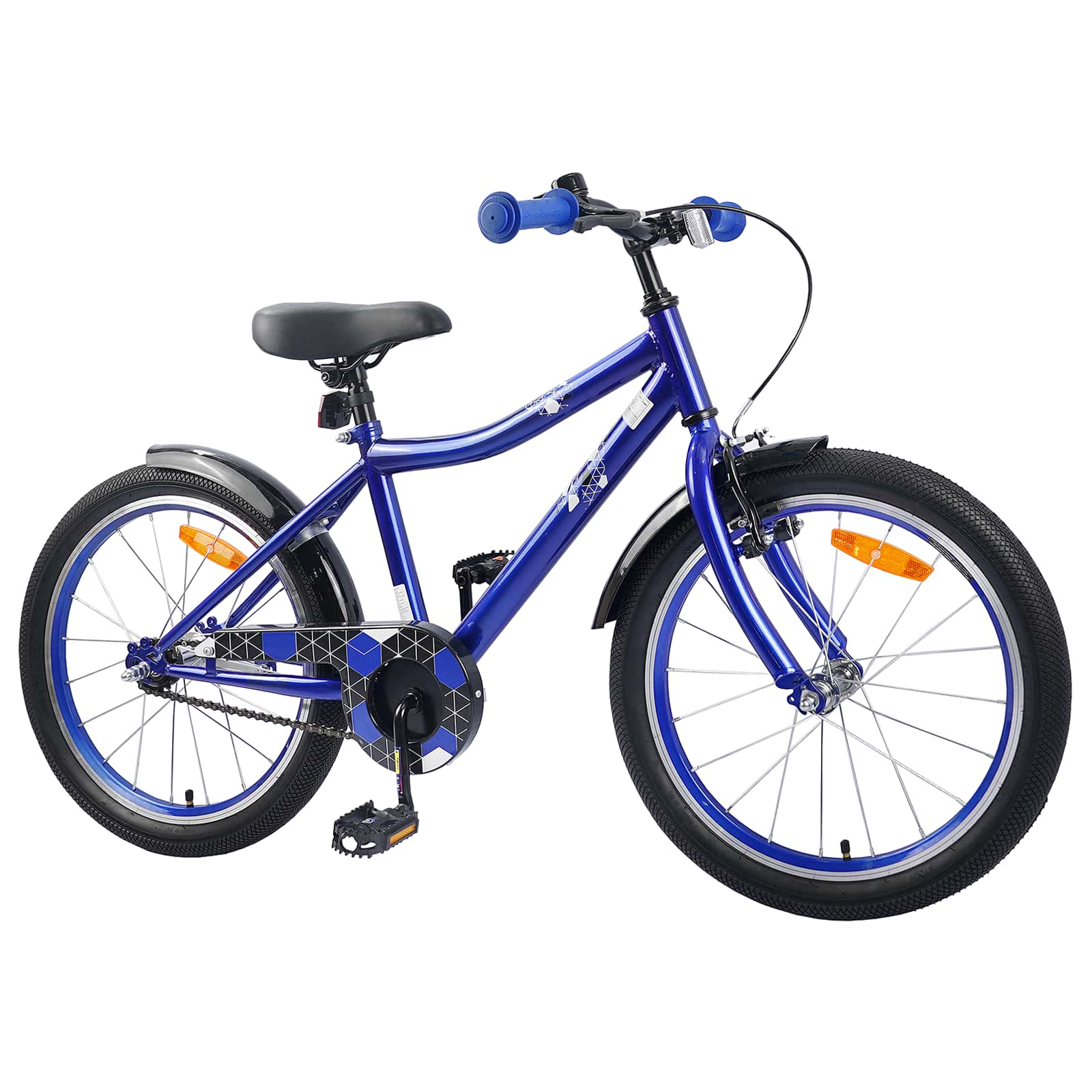 Kinderfahrrad 20 Zoll für 6-11 Jahre alt Dunkelblau