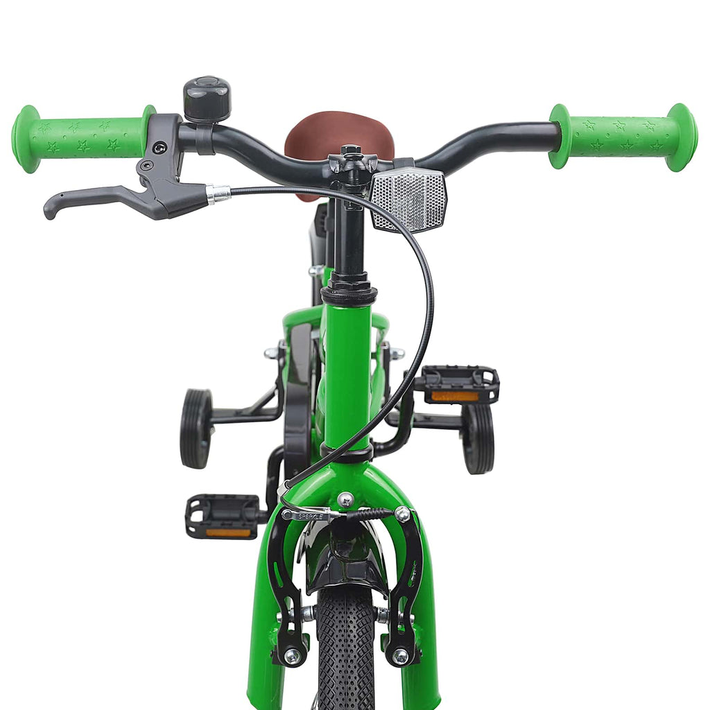 Kinderfahrrad 14 Zoll für 3-5 Jahre alt Grün