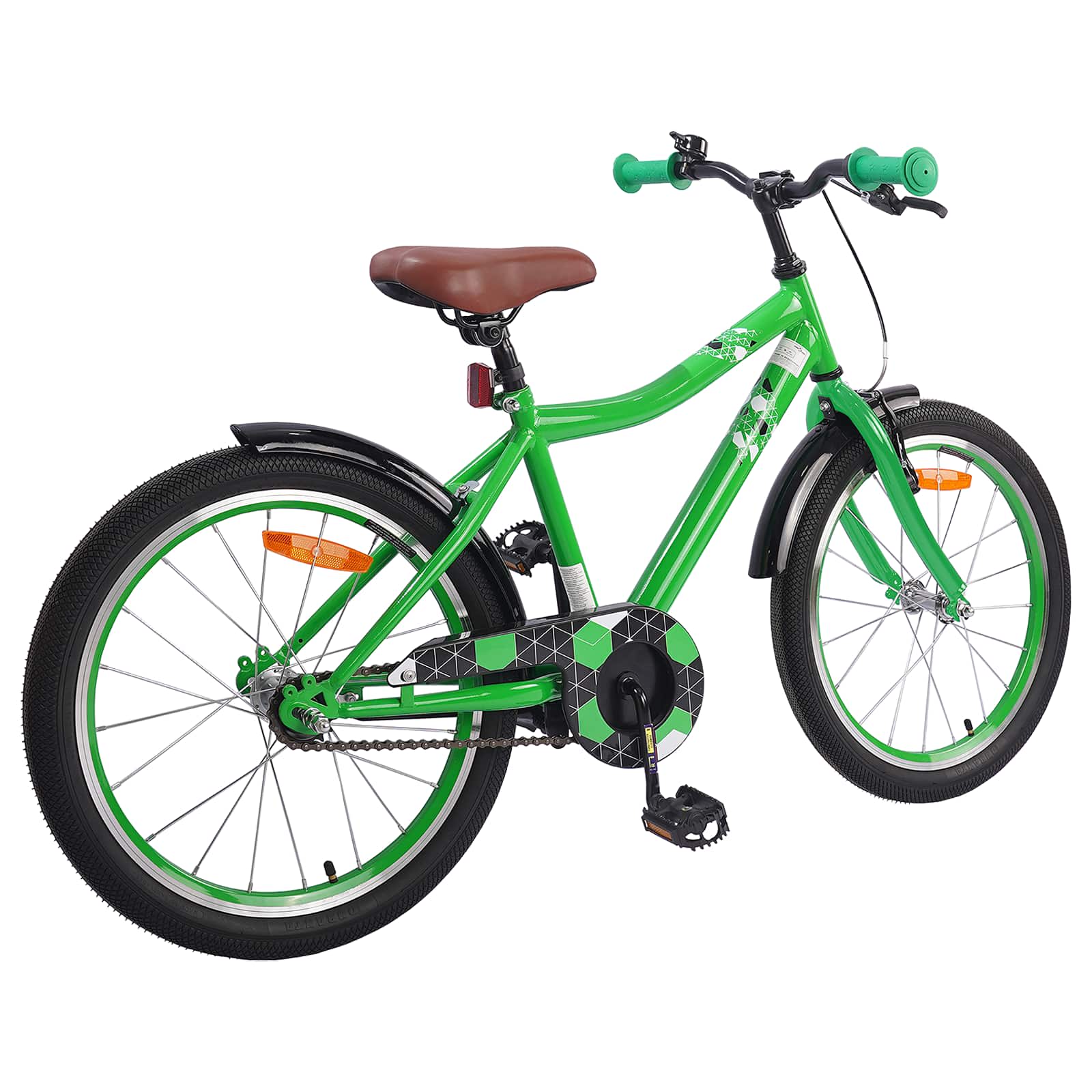 Kinderfahrrad 18 Zoll für 5-7 Jahre alt Grün