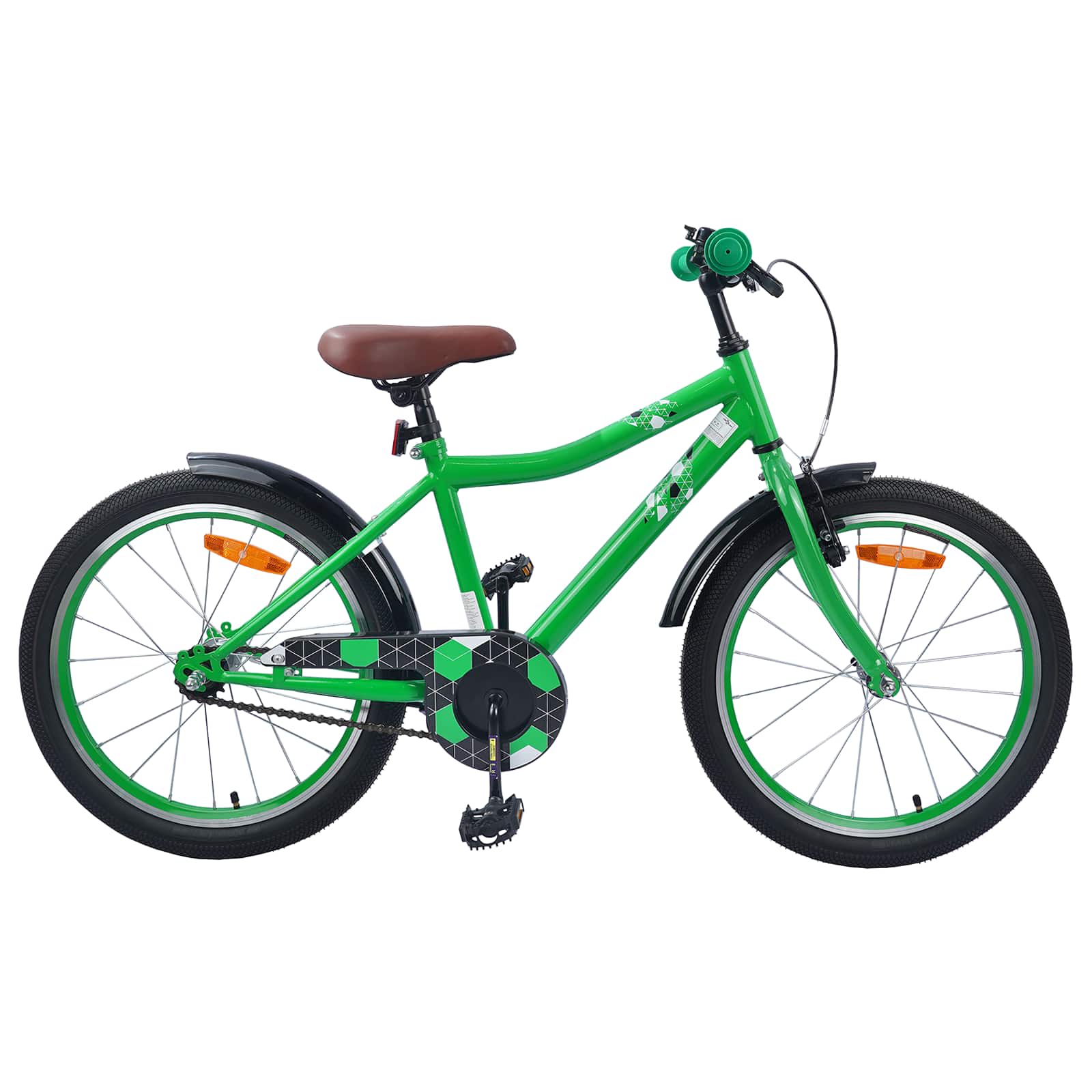 Kinderfahrrad 18 Zoll für 5-7 Jahre alt Grün