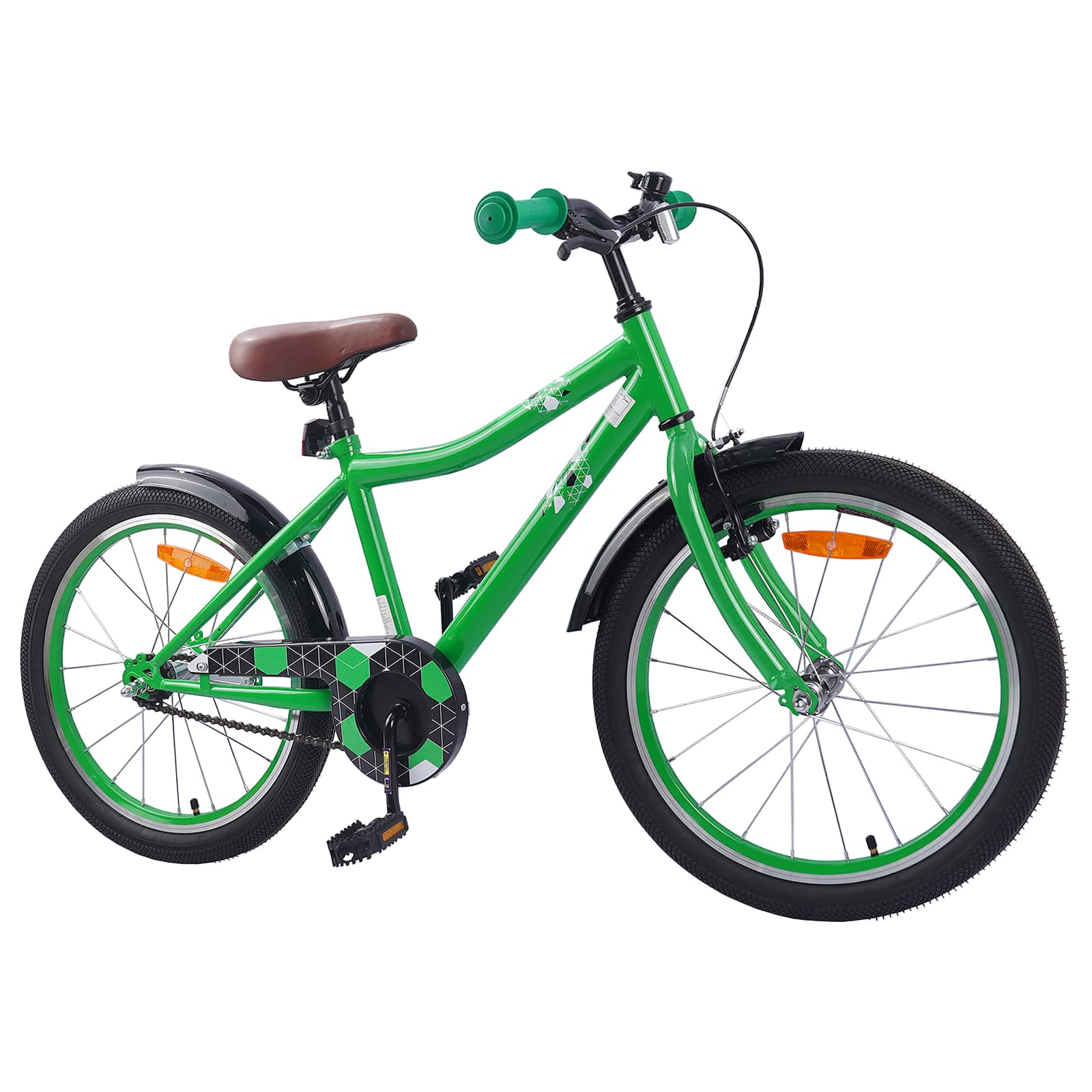 Kinderfahrrad 20 Zoll für 6-11 Jahre alt Grün