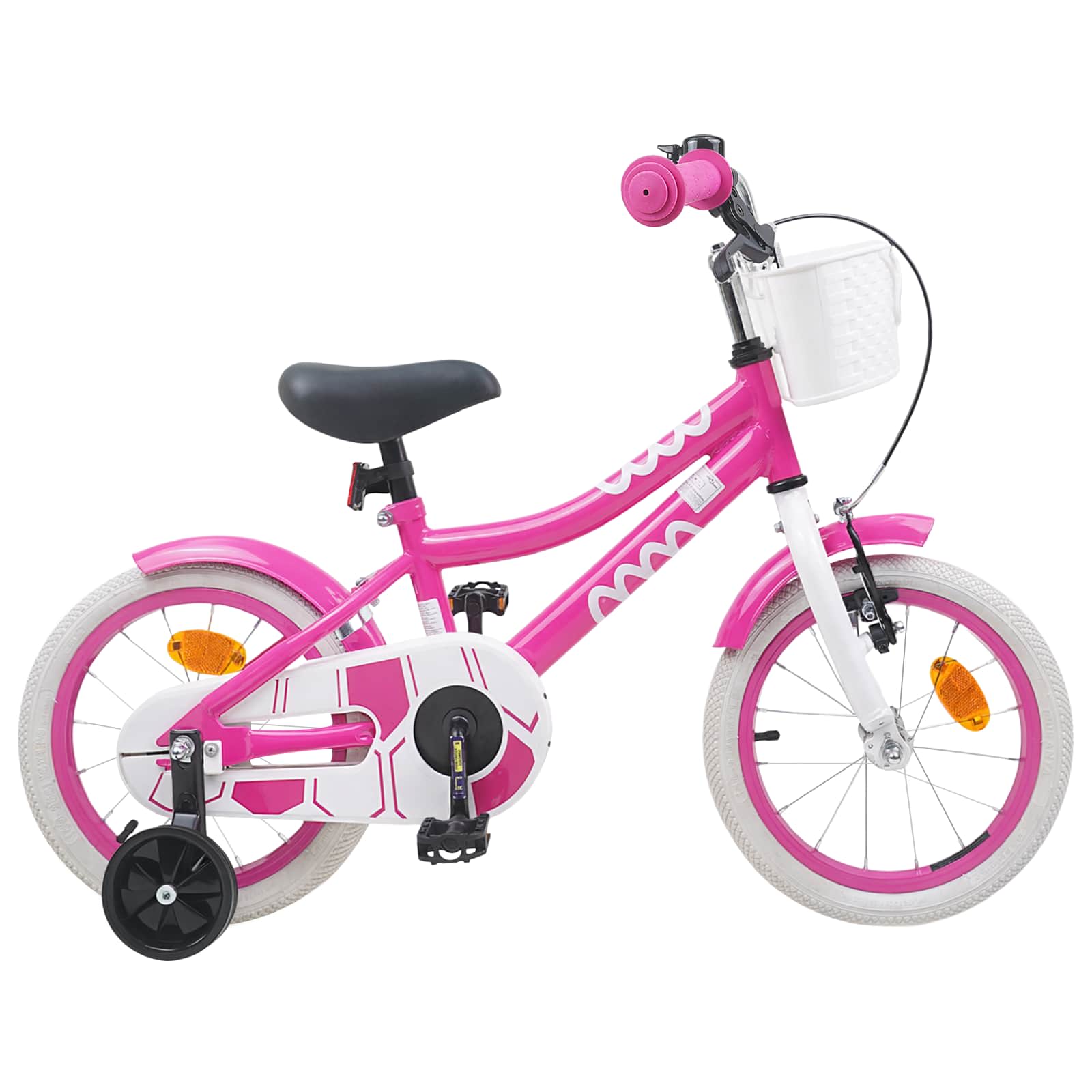 Kinderfahrrad 14 Zoll für 3-5 Jahre alt Rosa