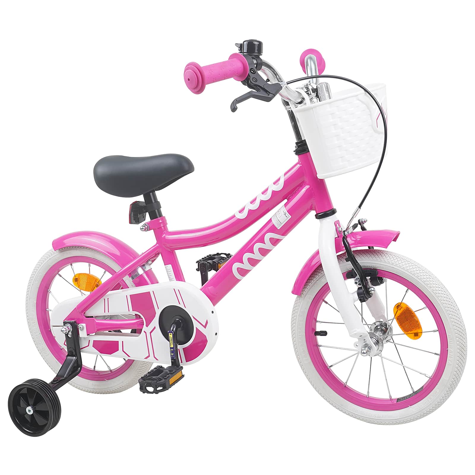 Kinderfahrrad 16 Zoll für 4-6 Jahre alt Rosa