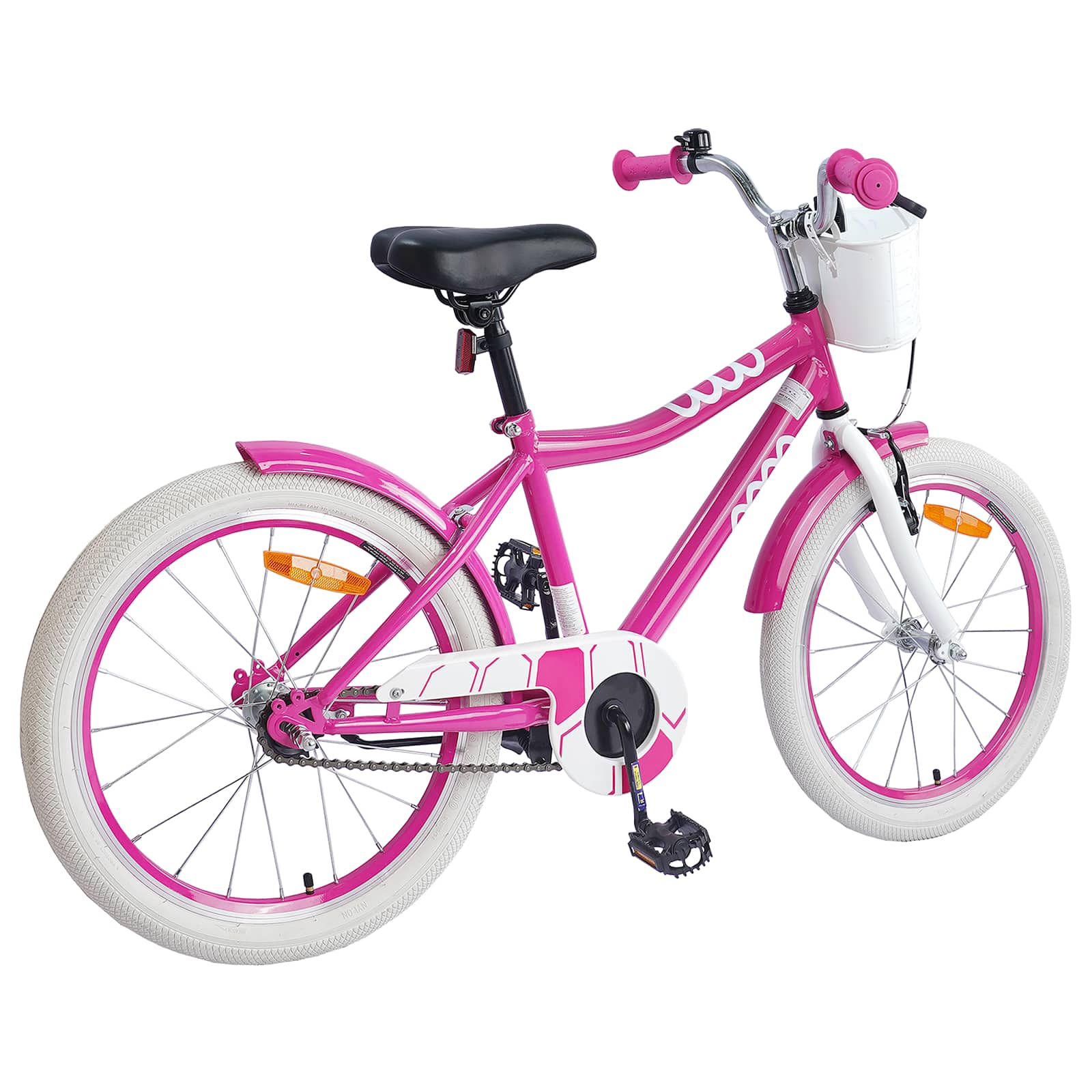 Kinderfahrrad 18 Zoll für 5-7 Jahre alt Rosa