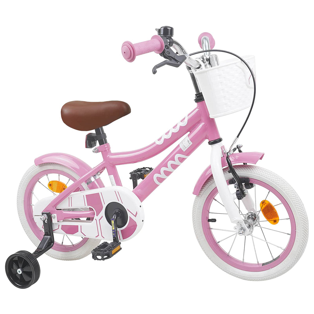 Kinderfahrrad 16 Zoll für 4-6 Jahre alt Hellrosa
