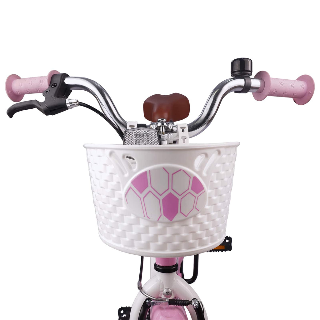 Kinderfahrrad 18 Zoll für 5-7 Jahre alt Hellrosa