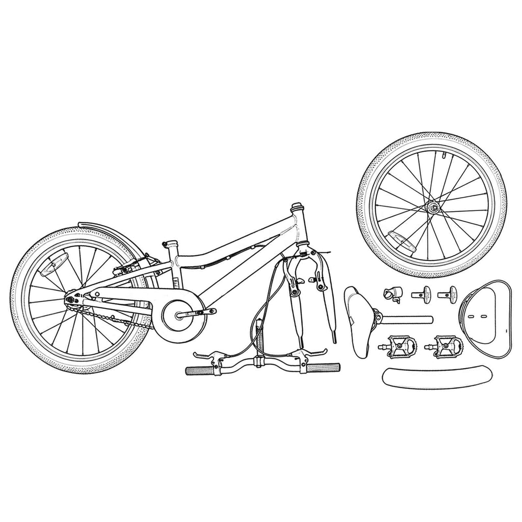 Kinderfahrrad 18 Zoll für 5-7 Jahre alt Hellrosa