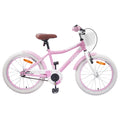 Kinderfahrrad 18 Zoll für 5-7 Jahre alt Hellrosa
