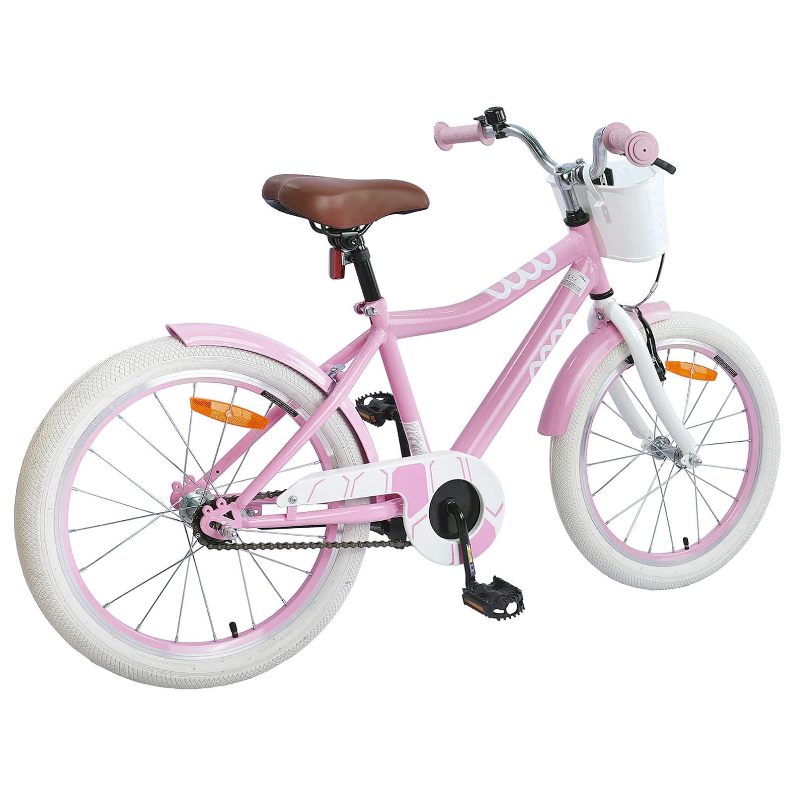 Kinderfahrrad 20 Zoll für 6-11 Jahre alt Hellrosa
