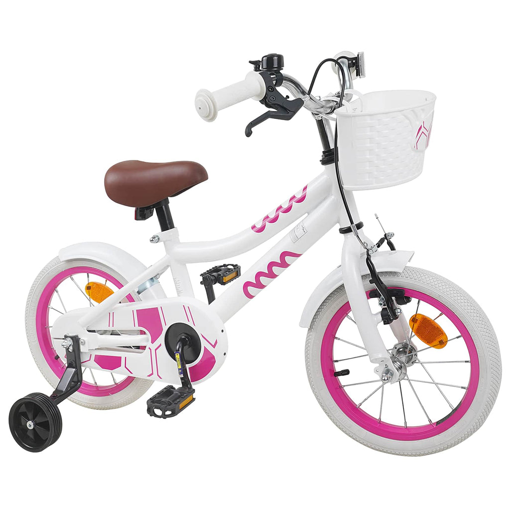 Kinderfahrrad 14 Zoll für 3-5 Jahre alt Weiß